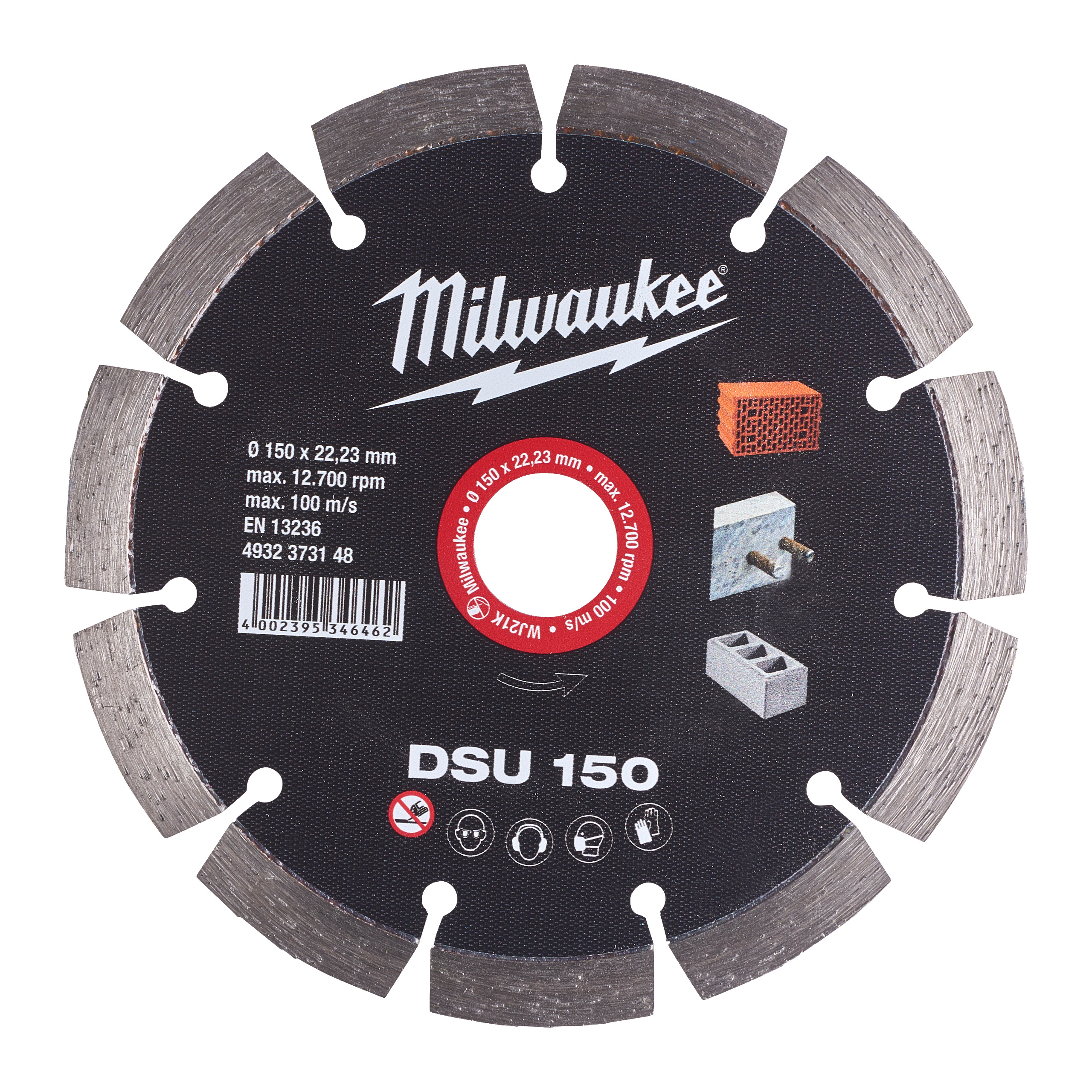 Milwaukee Diamanttrennscheibe Dsu150 22,2Mm