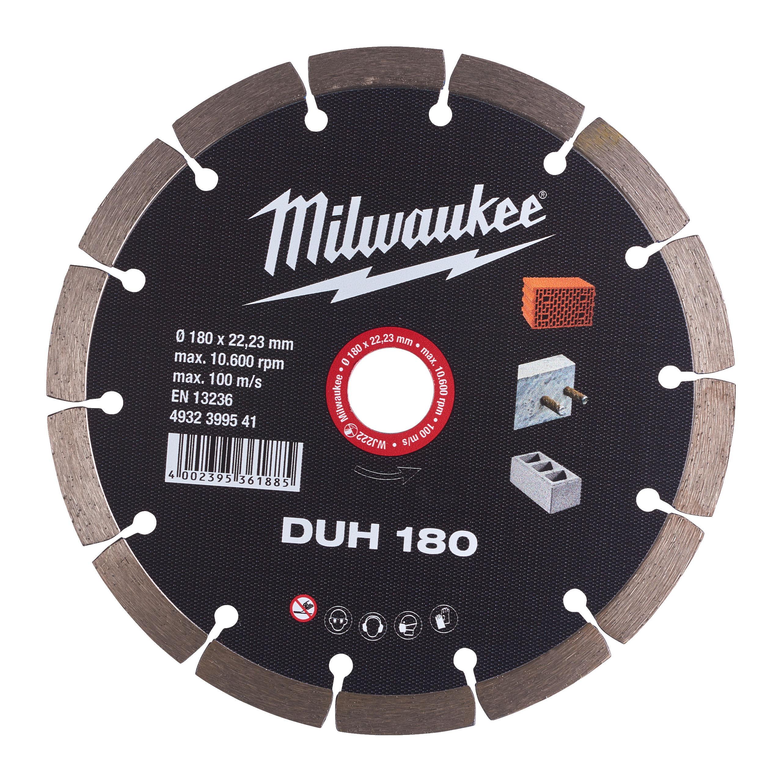 Milwaukee Diamanttrennscheibe Duh180