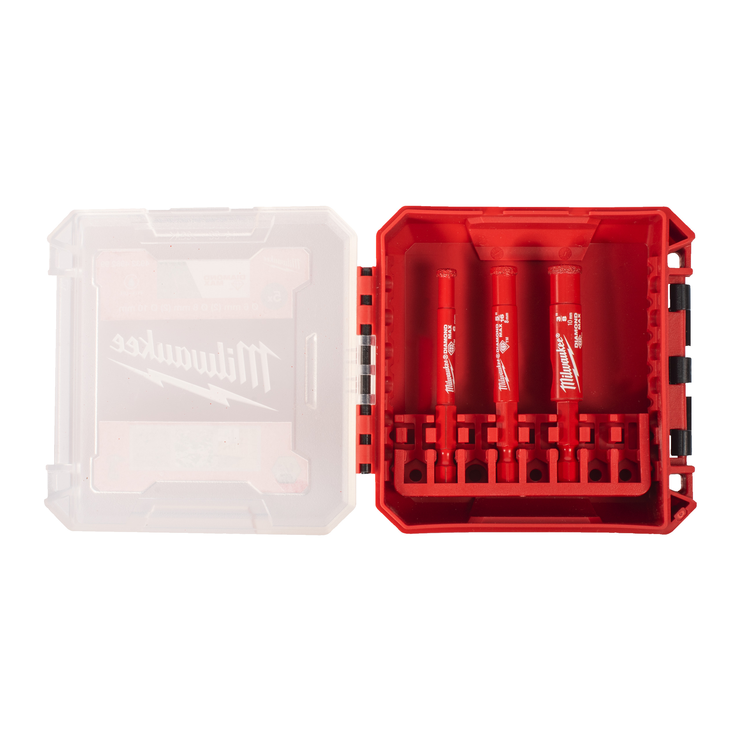 Milwaukee Diamantbohrer Set 1/4" 6 mm (3pc)