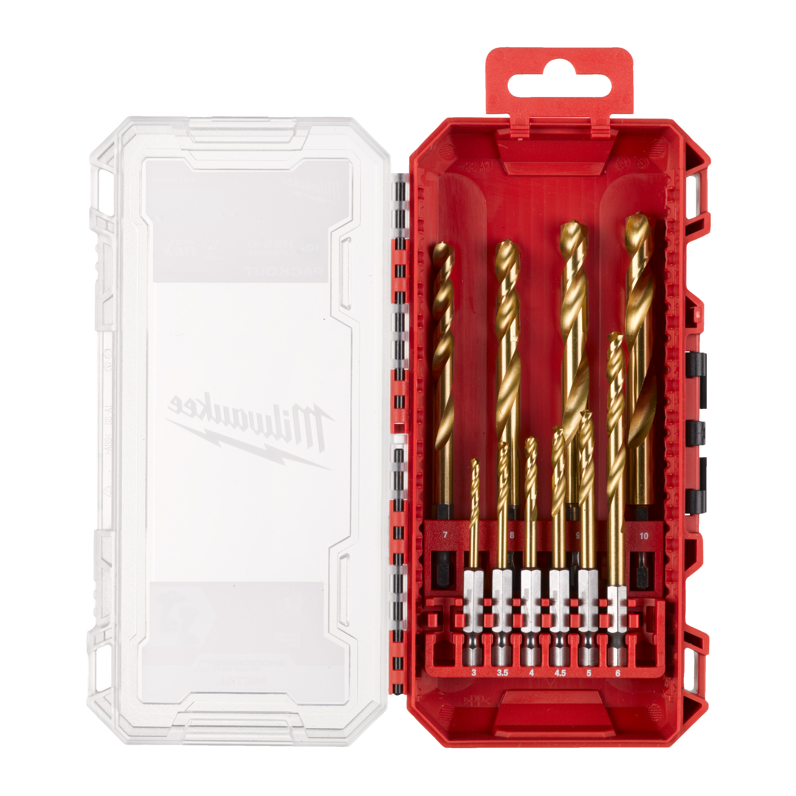 Milwaukee Metallbohrer SWave HSS-G TiN Set 10-tlg.