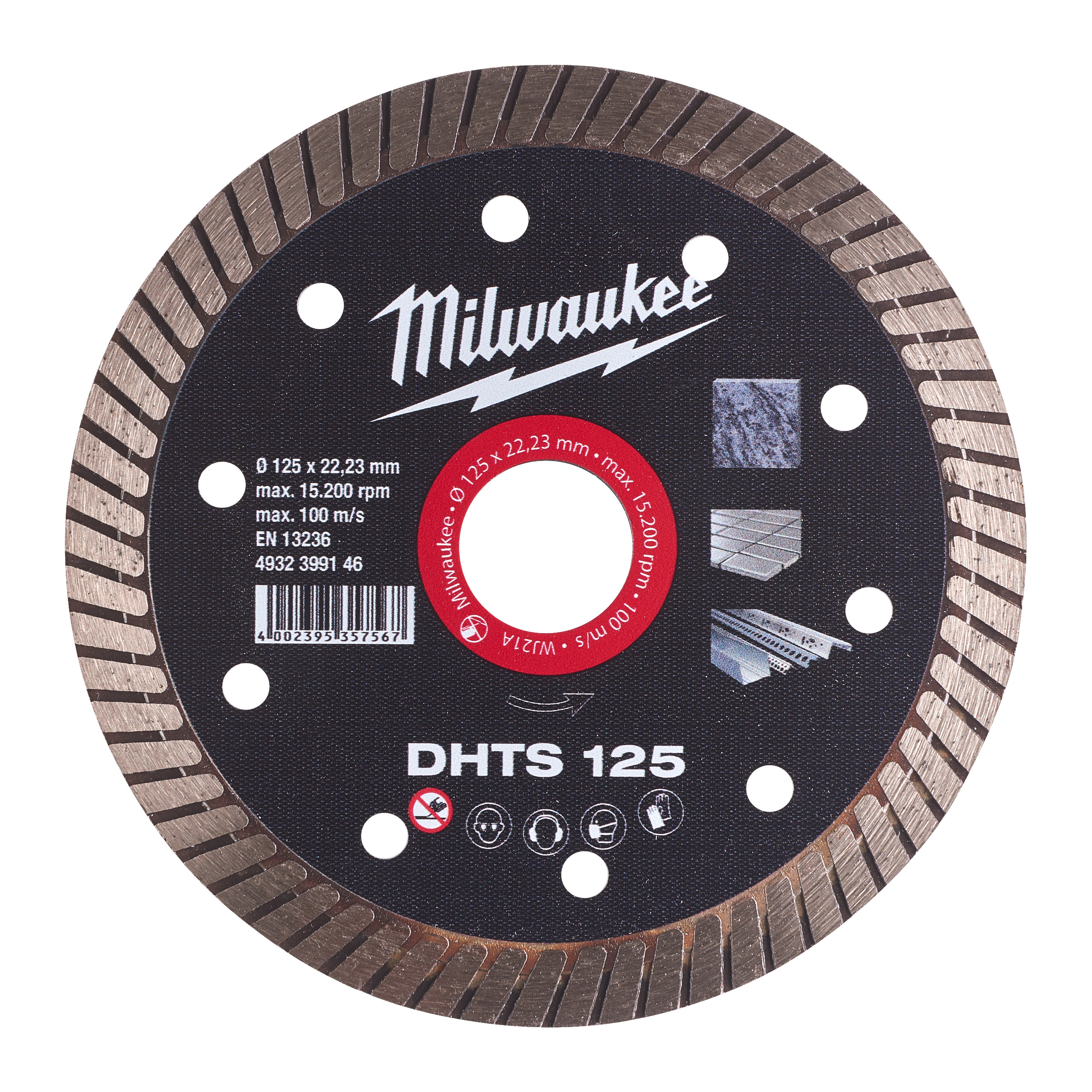 Milwaukee Diamanttrennscheibe Dhts125