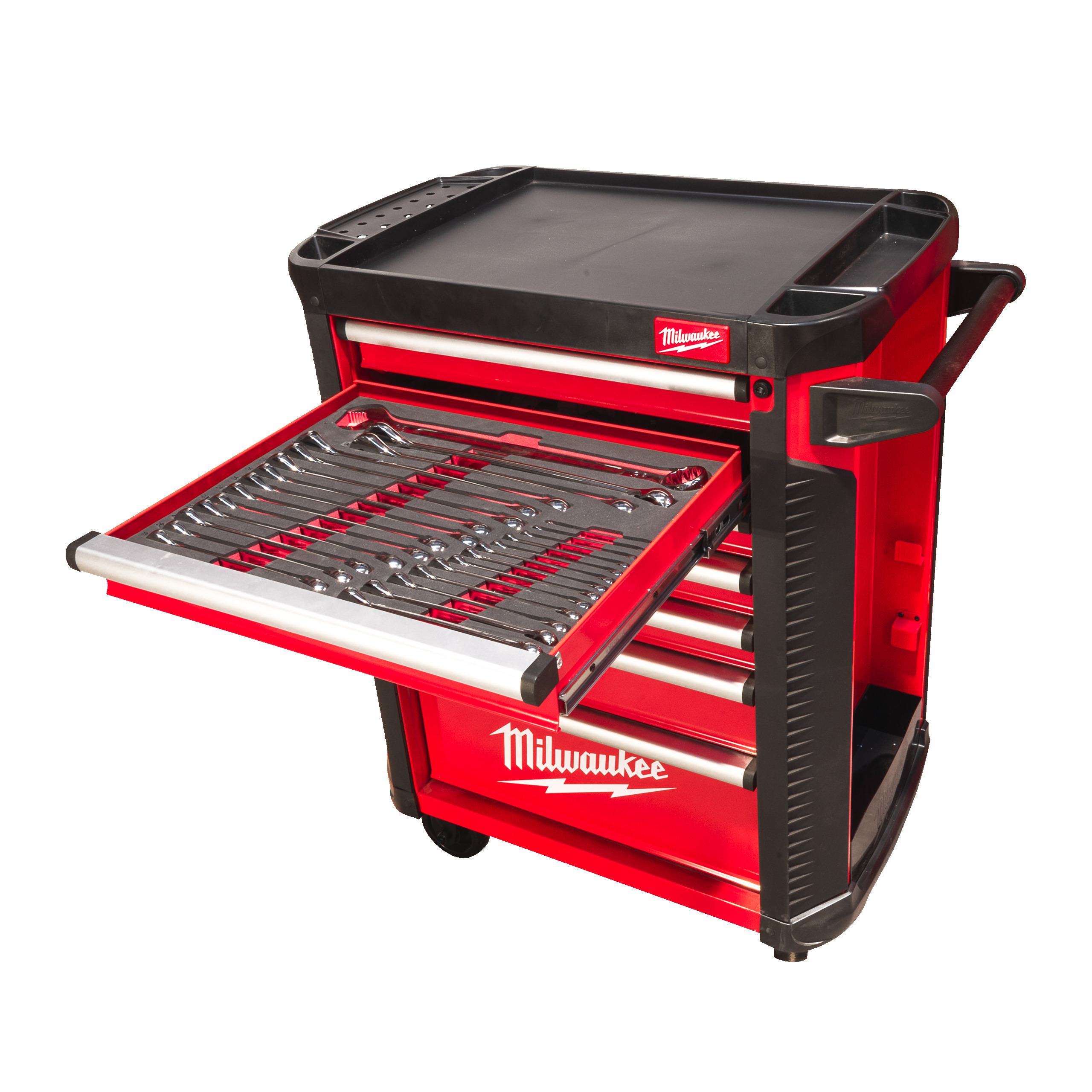 Milwaukee 78cm Werkstattwagen mit Bestückung (206)