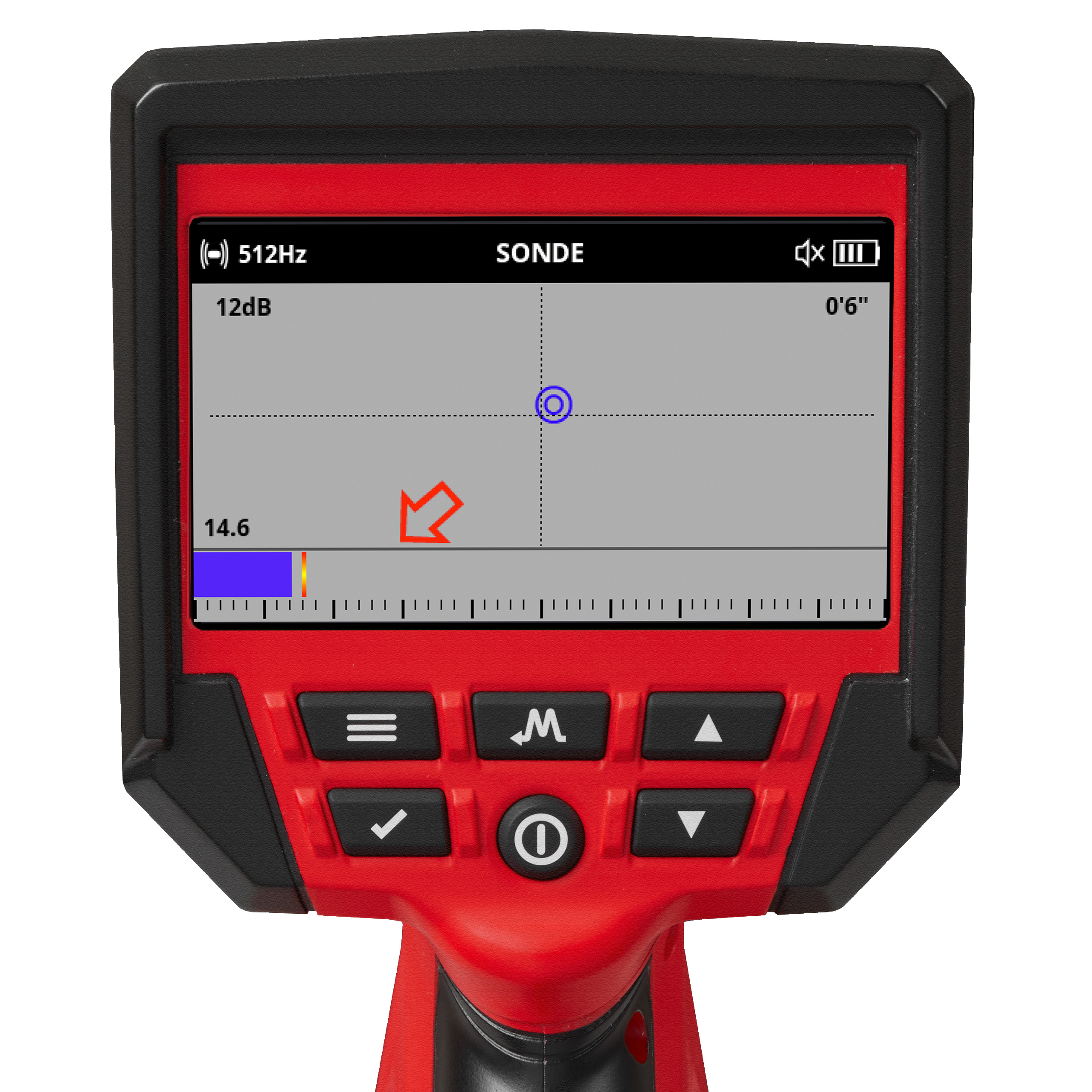 Milwaukee M12PL-0C Akku-Ortungsgerät