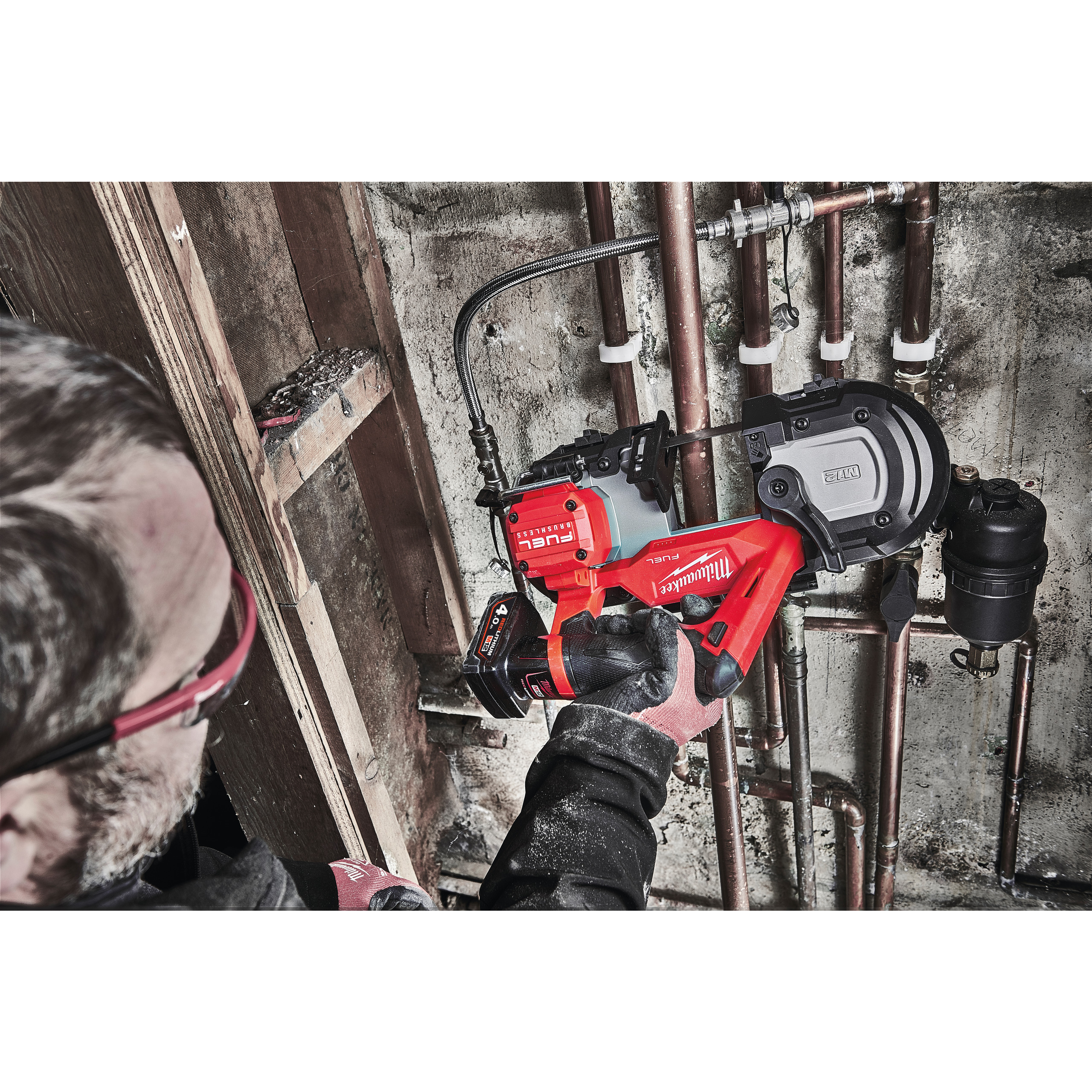 Milwaukee M12FBS64-402C FUEL Akku-Bandsäge