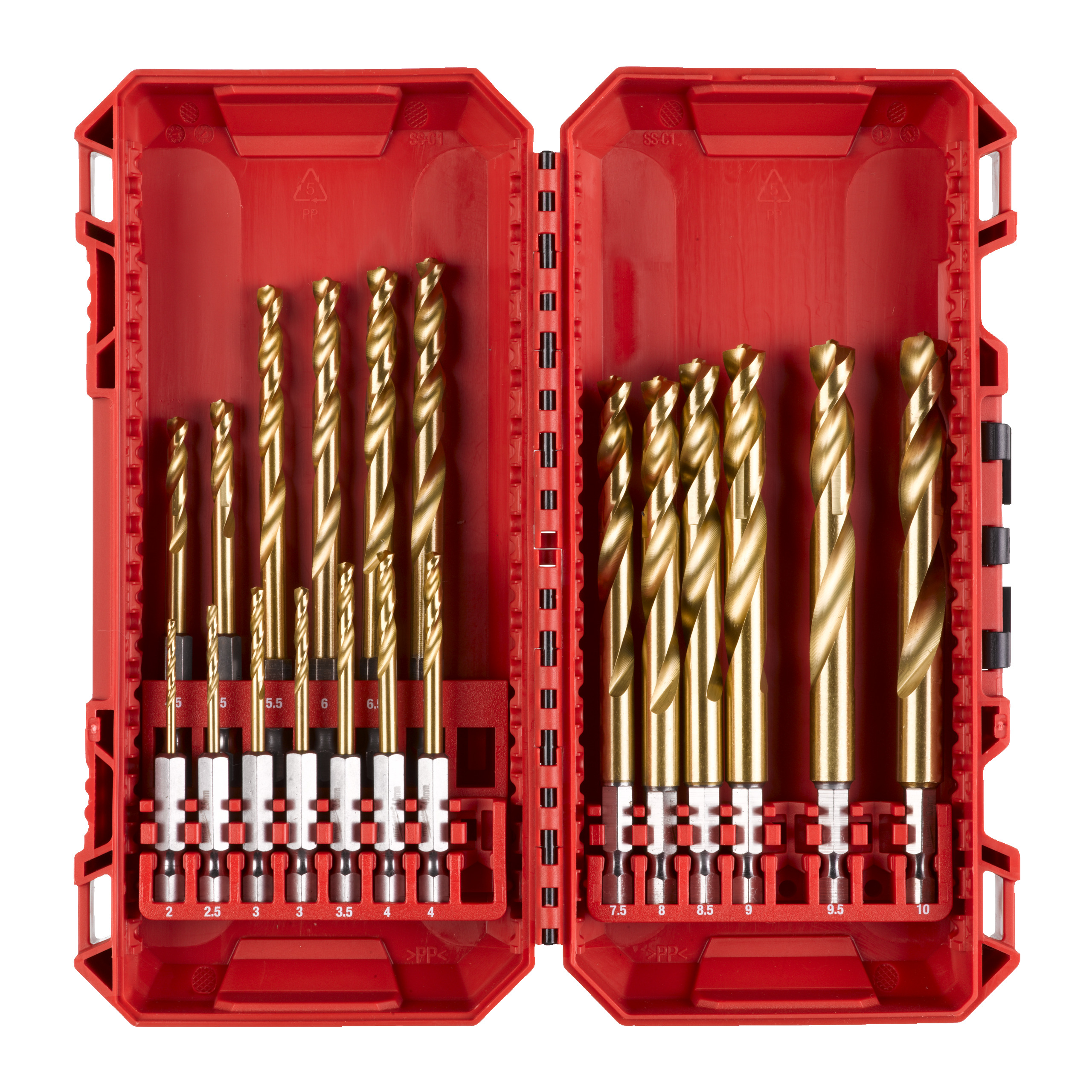 Milwaukee Metallbohrer SWave HSS-G TiN Set 19-tlg.