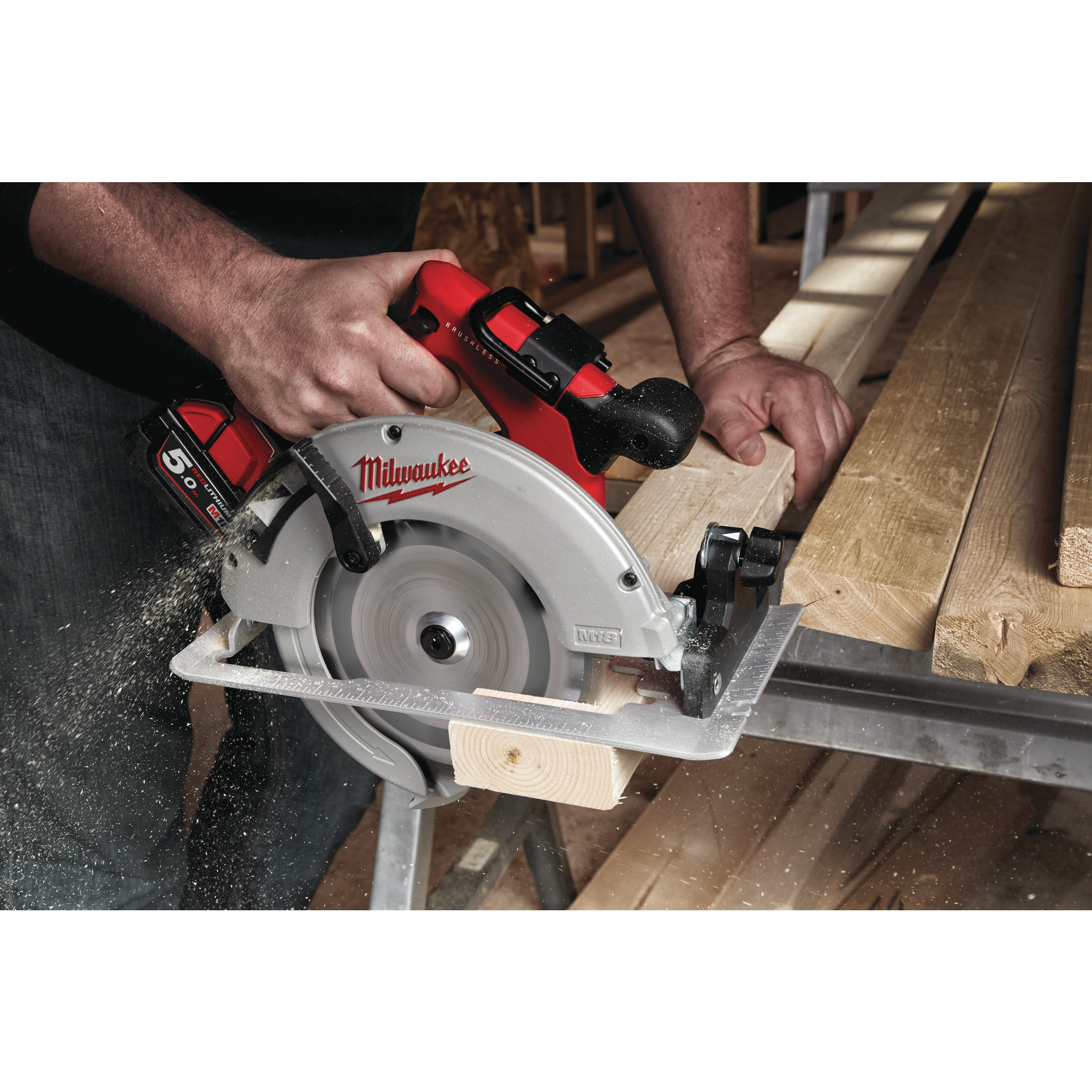 Milwaukee M18Blcs66-502X Akku-Kreissaege