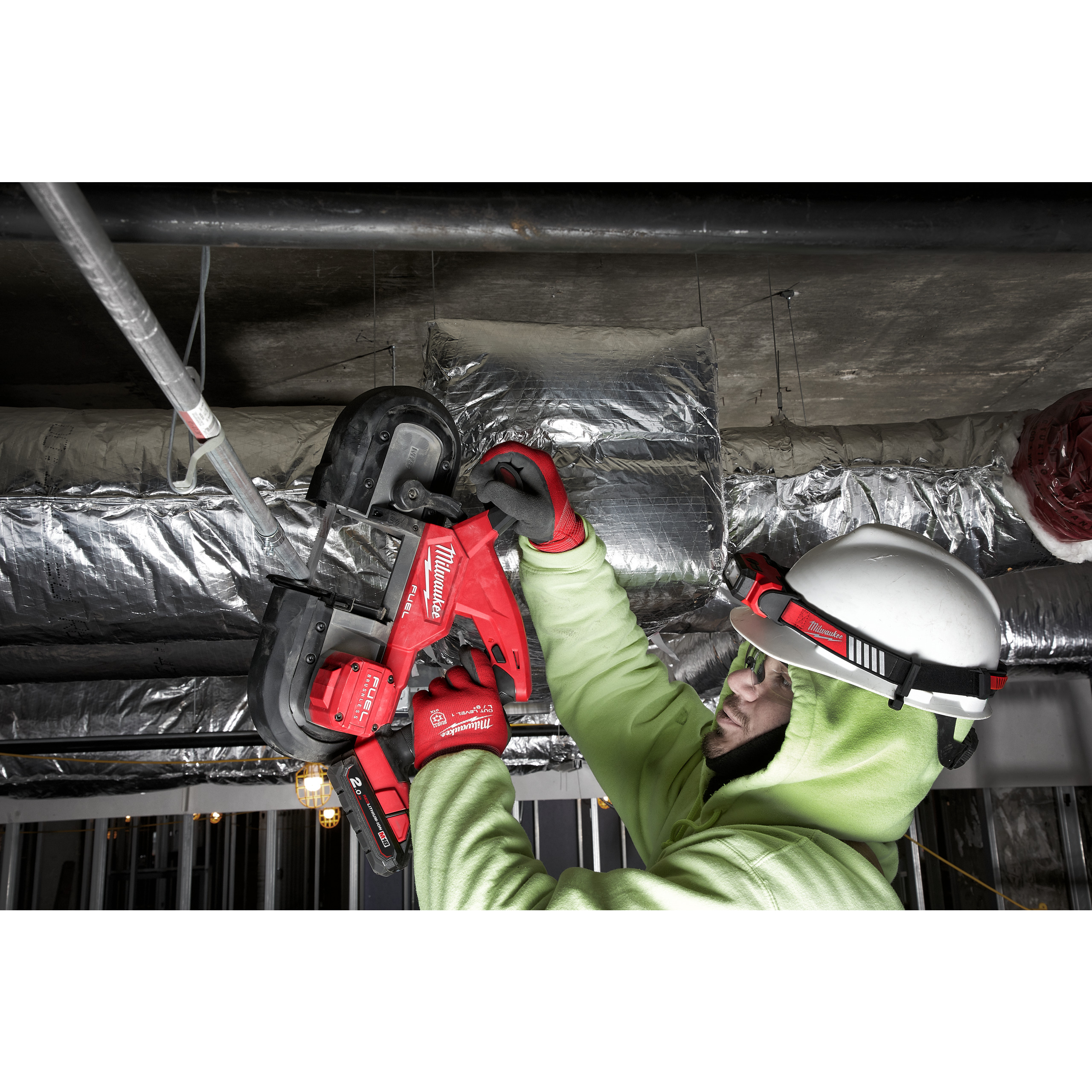 Milwaukee M18Fbs85-202C Akku-Bandsaege