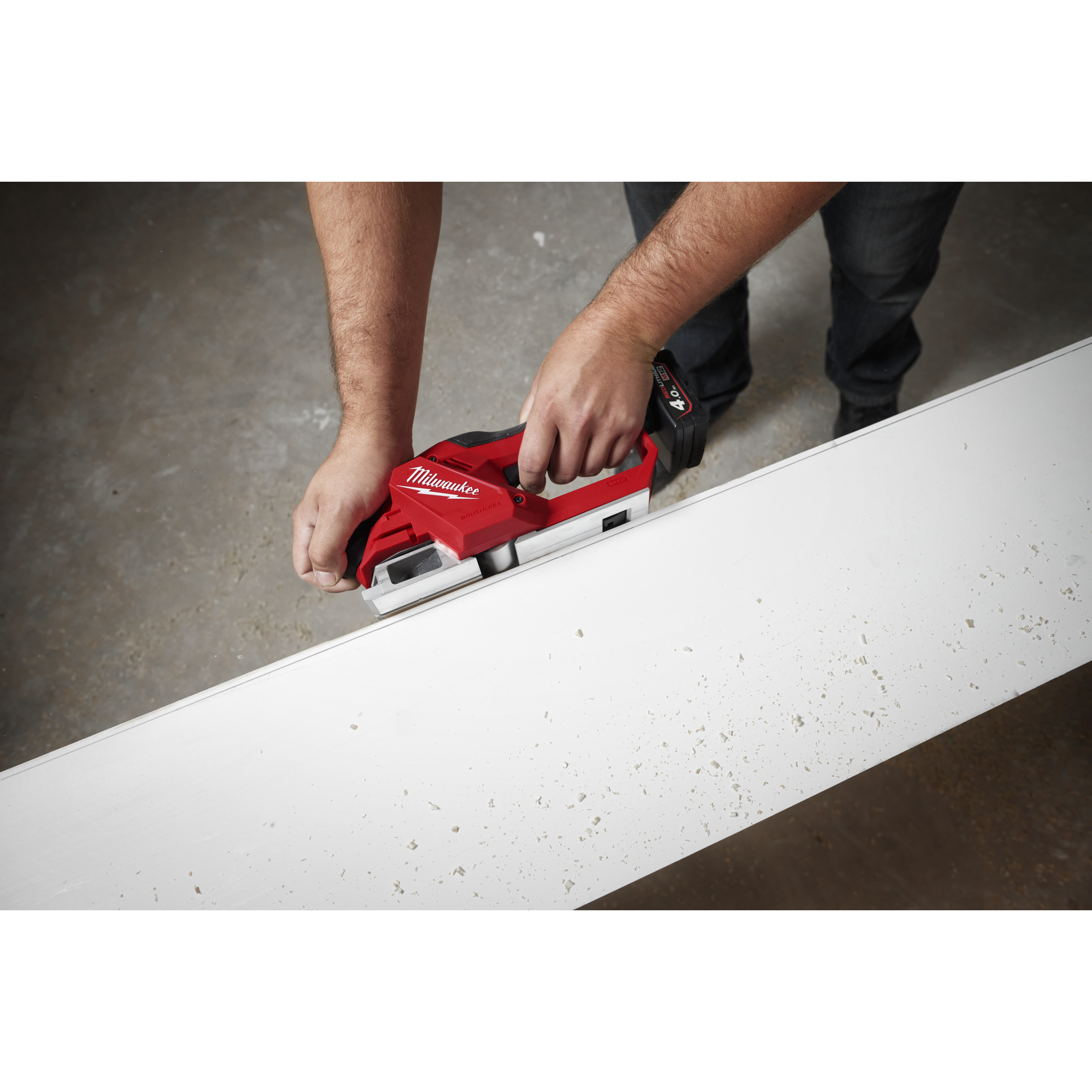 Milwaukee M12BLP-0X Akku-Hobel