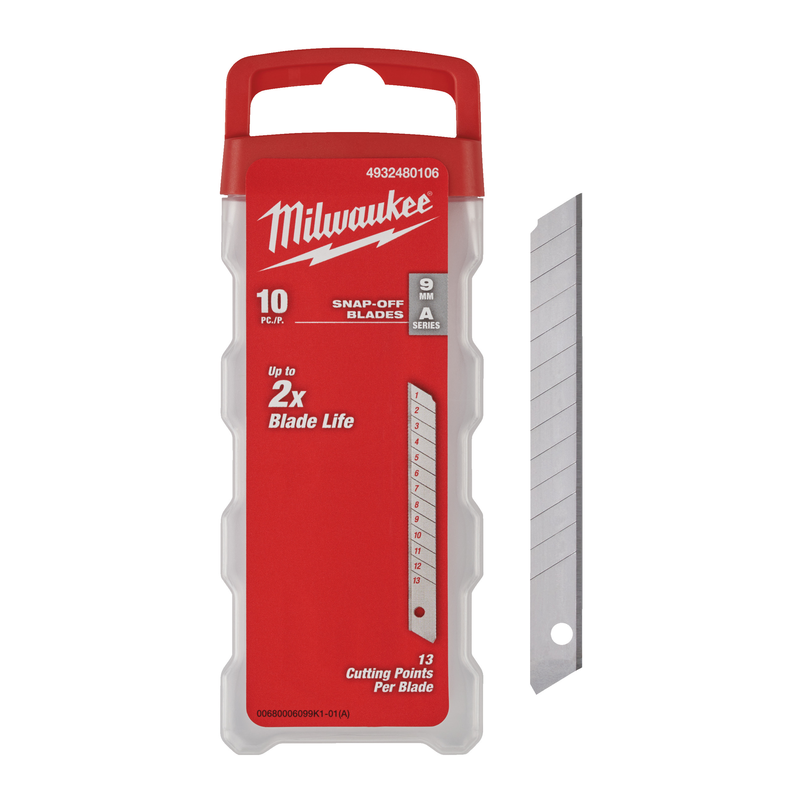 Milwaukee Cuttermesser Ersatzklingen 9 mm (10 pc)