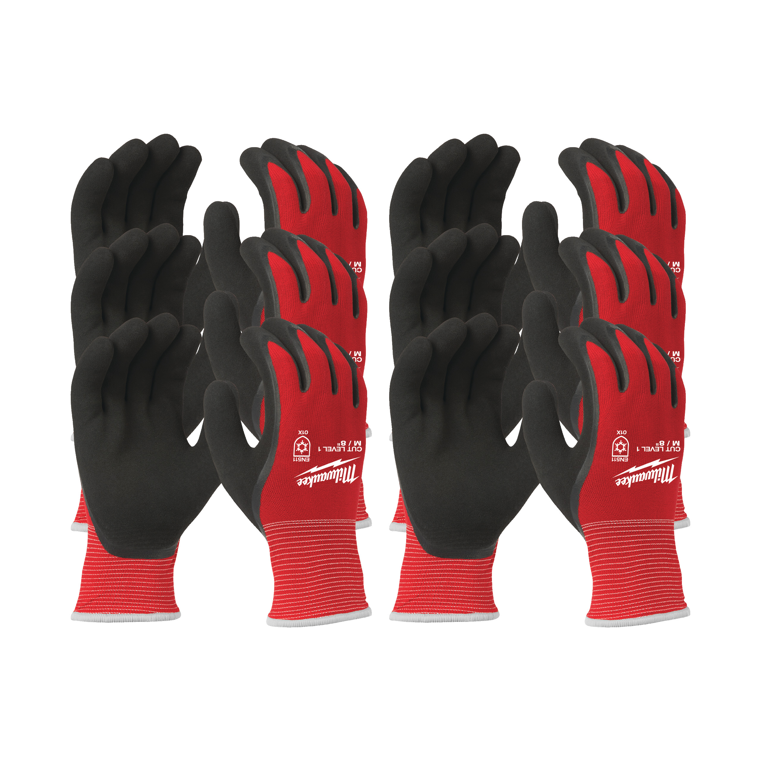 Milwaukee 1älte-Schnittschutzhands.Kl.1 M/8 (12)