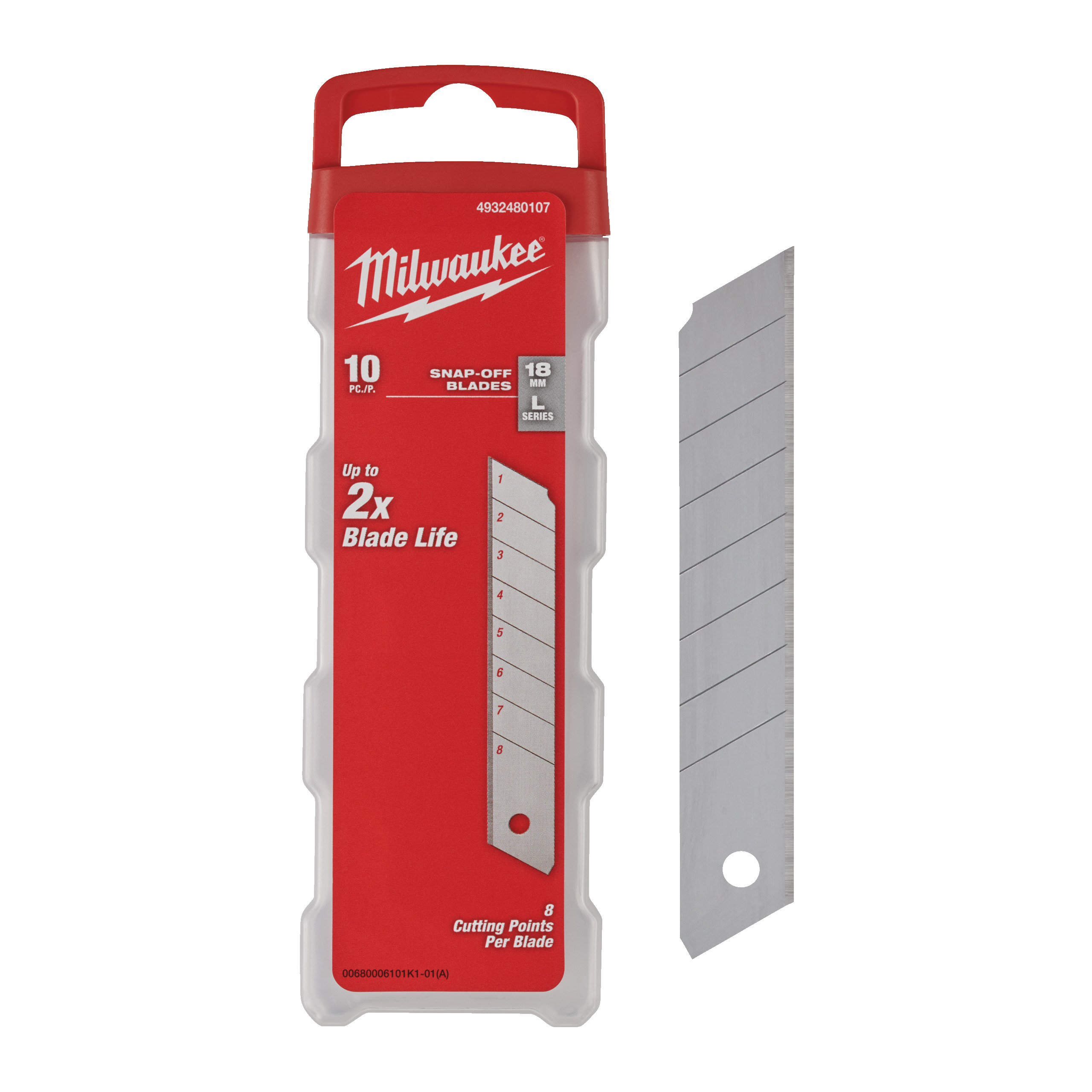 Milwaukee Cuttermesser Ersatzklingen 18 mm (10 pc)
