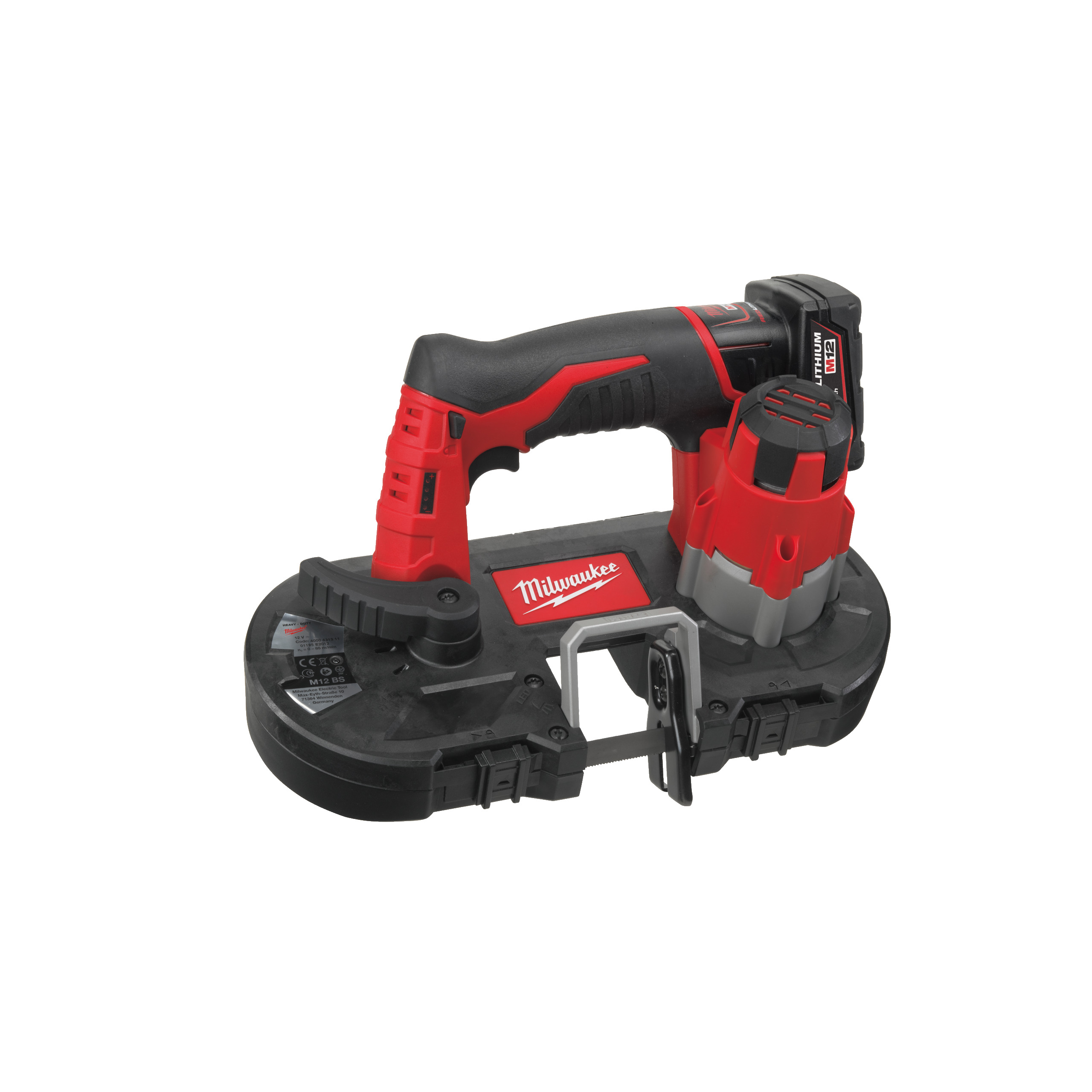 Milwaukee M12Bs-402C Akku-Bandsaege