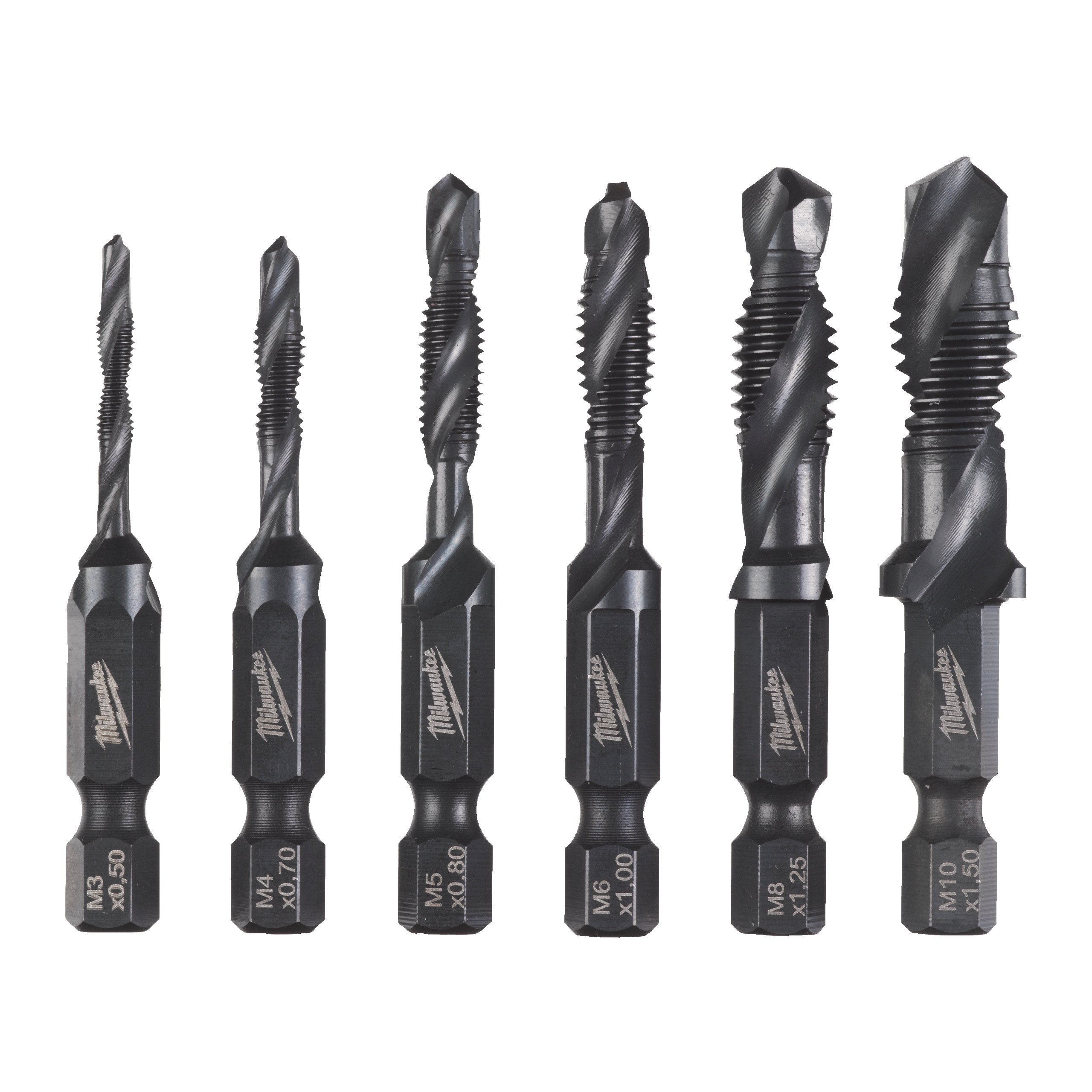 Milwaukee Kombi-Gewindebohrer HSS-G SWave Set(6pc)