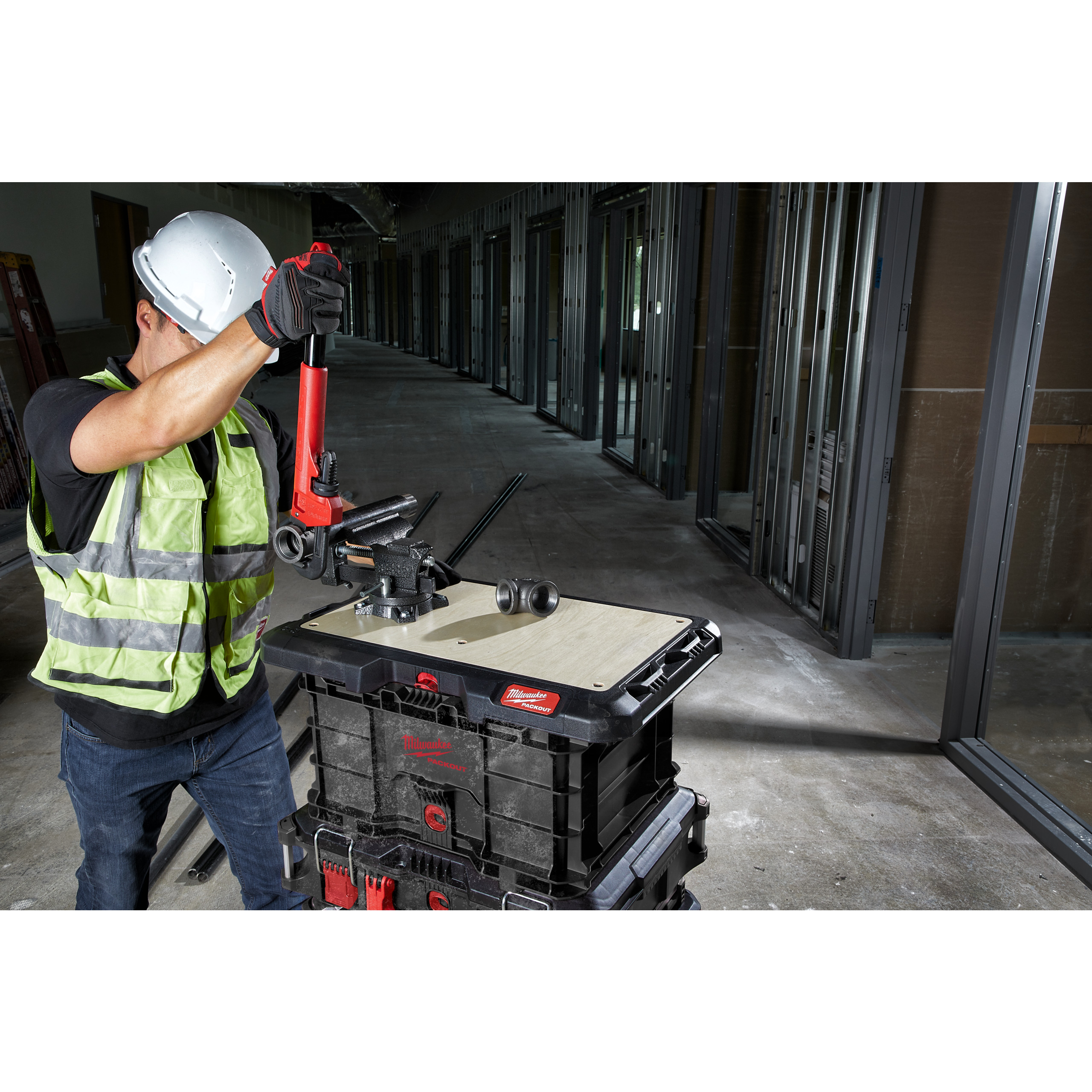 Milwaukee PACKOUT Holz-Arbeitsplatte