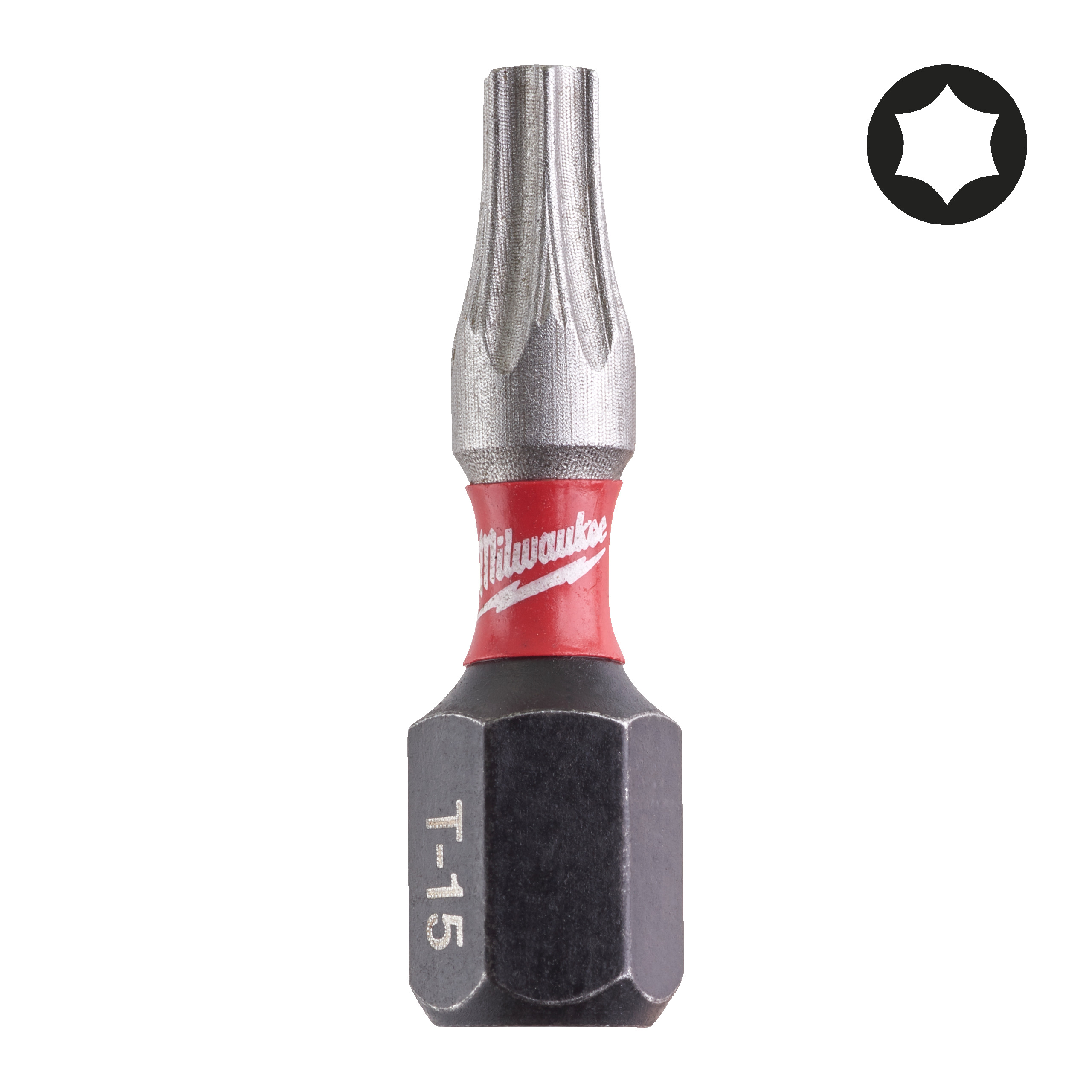 Milwaukee Bit Tx15 25Mm Shockwave  (25)Disp.