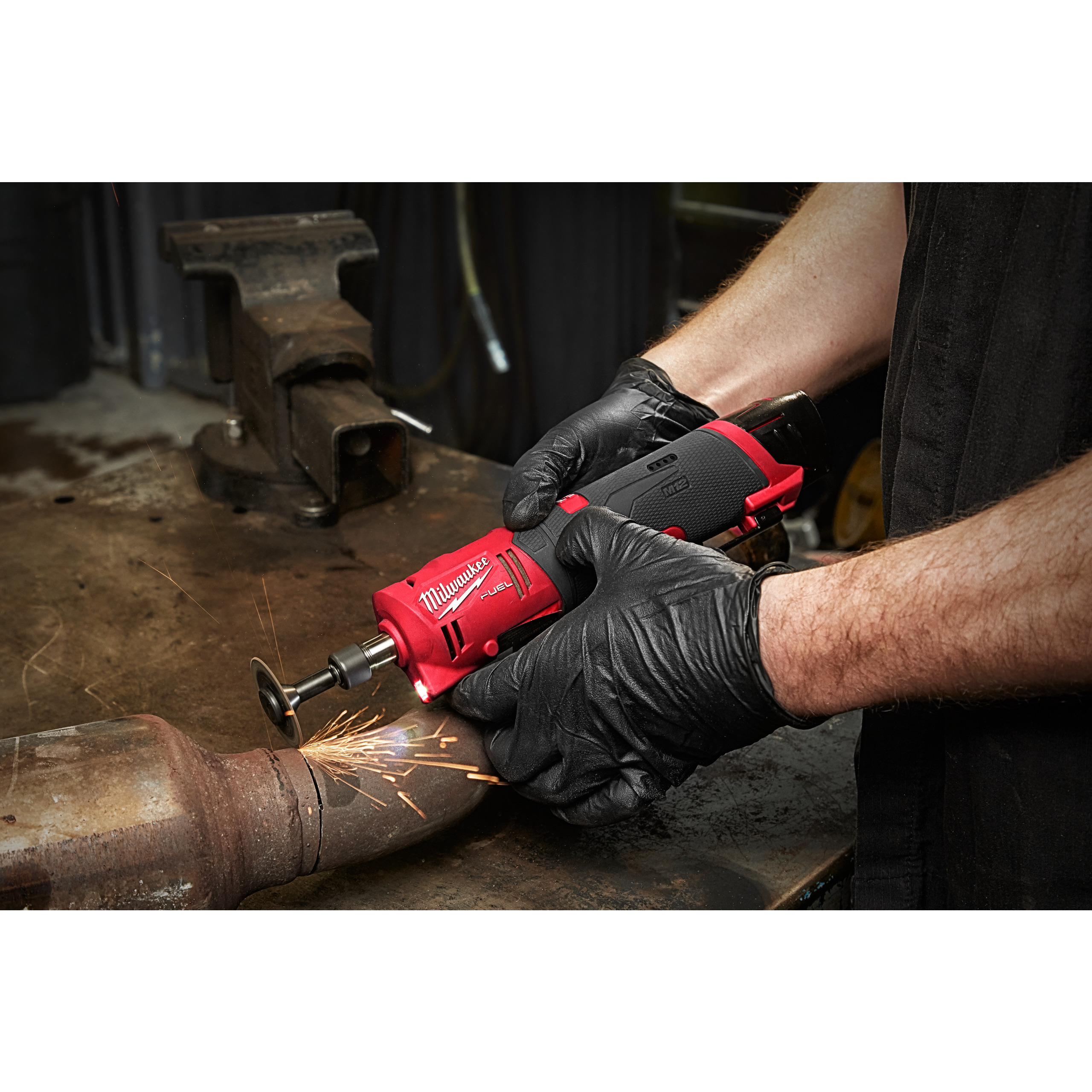 Milwaukee M12Fdgs-422B Akku-Geradschleifer-Kit