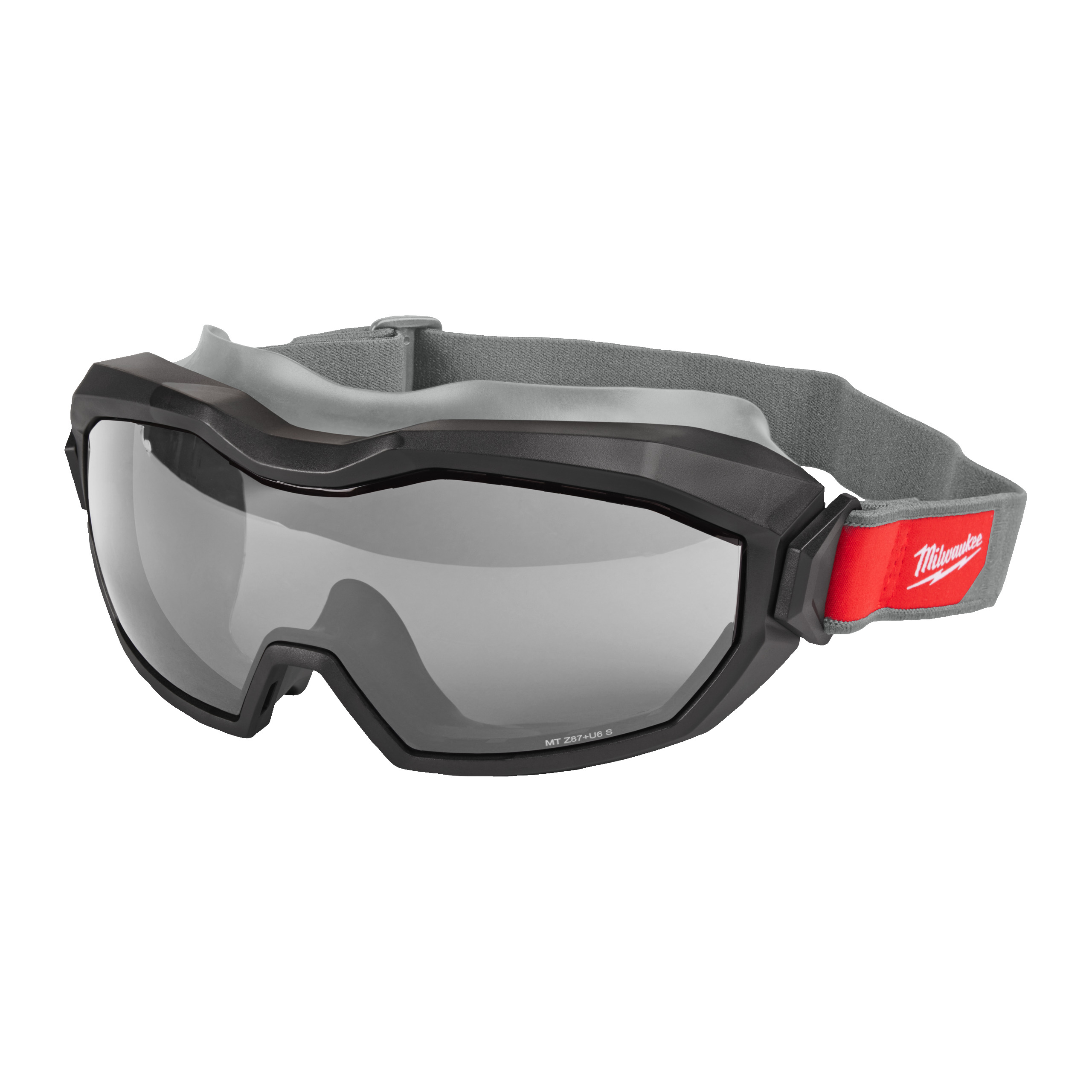 Milwaukee Hoch-Profil-Vollsichtbrille unbel. grau