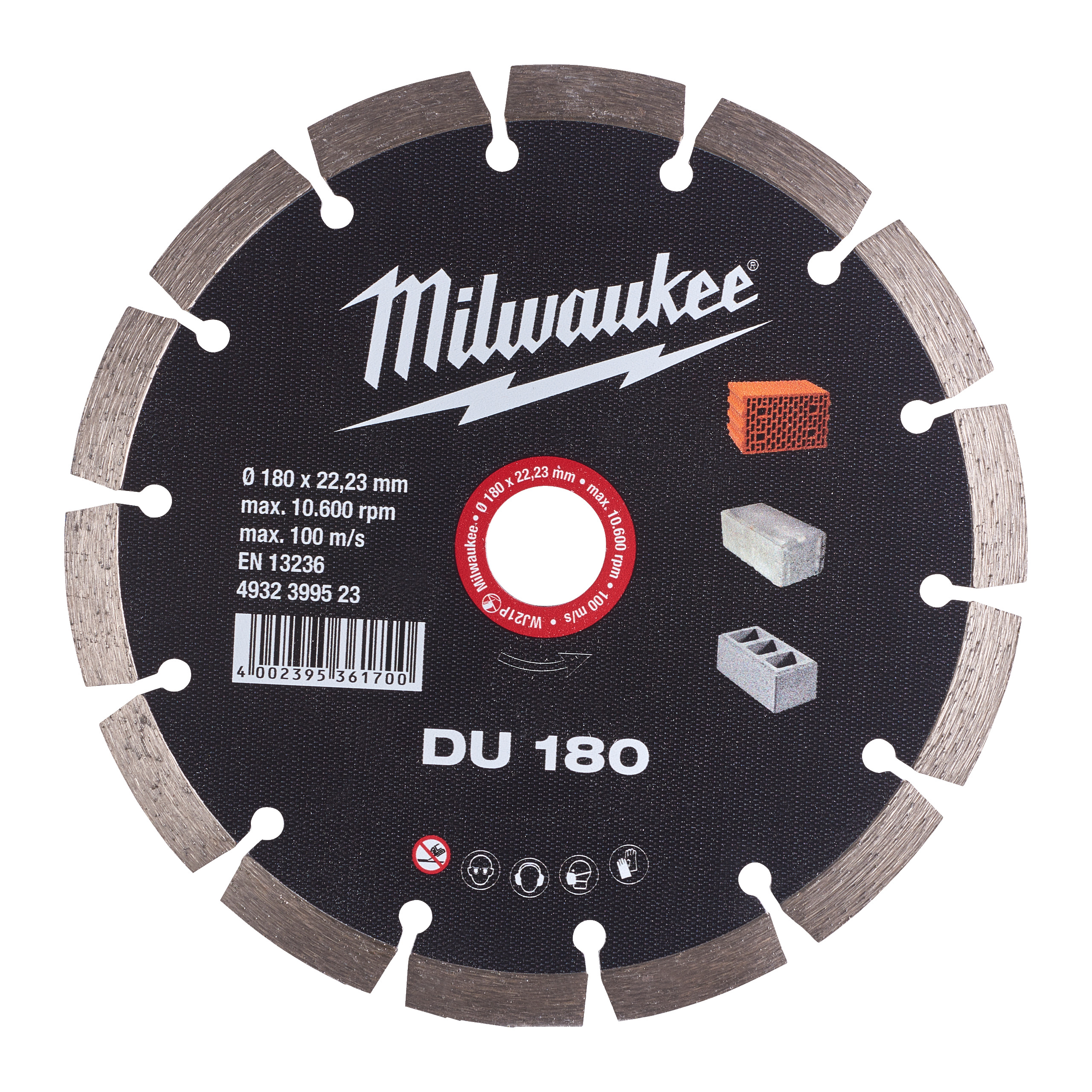 Milwaukee Diamanttrennscheibe Du180