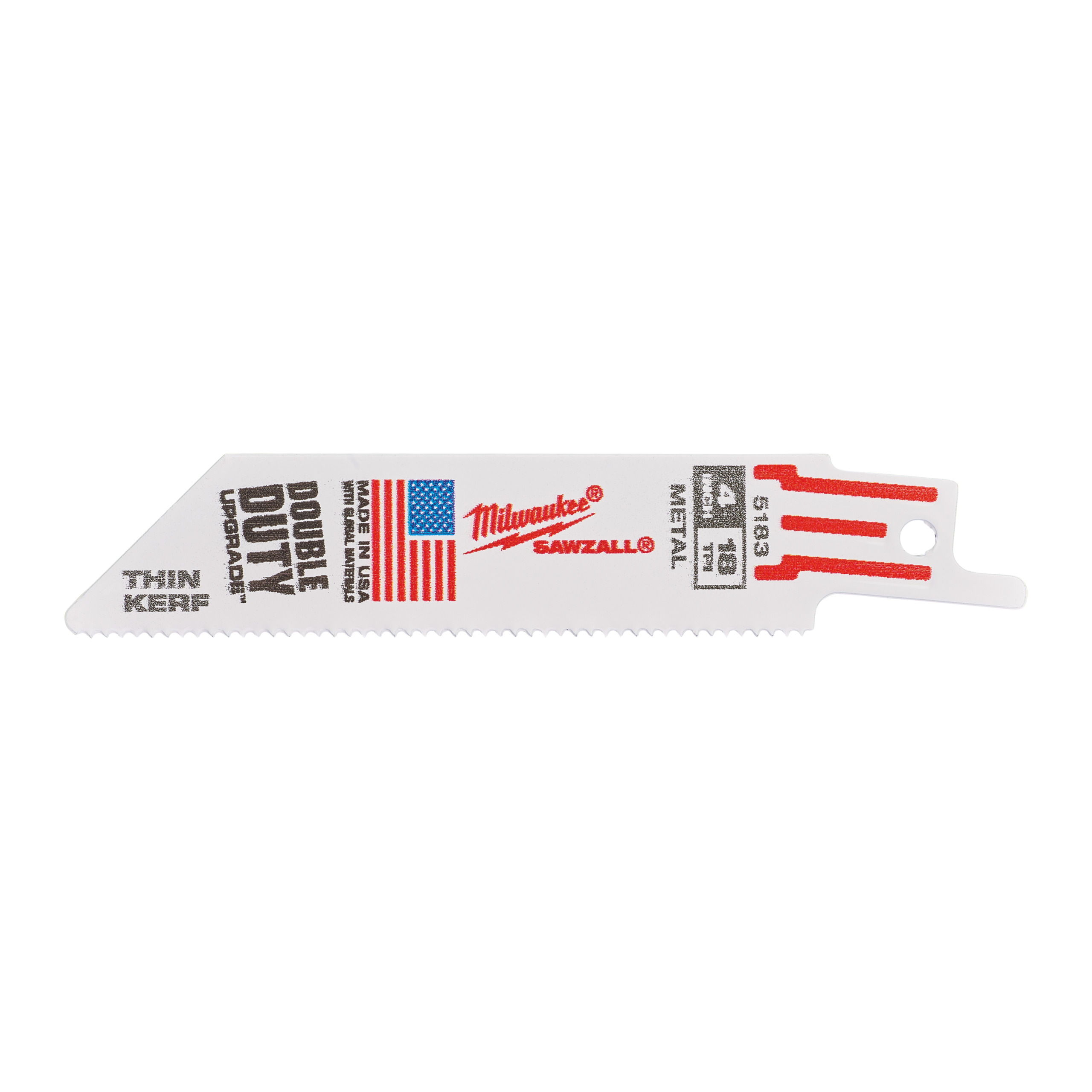 Milwaukee 100Mm X 18 Tpi -5Pc Säbelsägeblatt