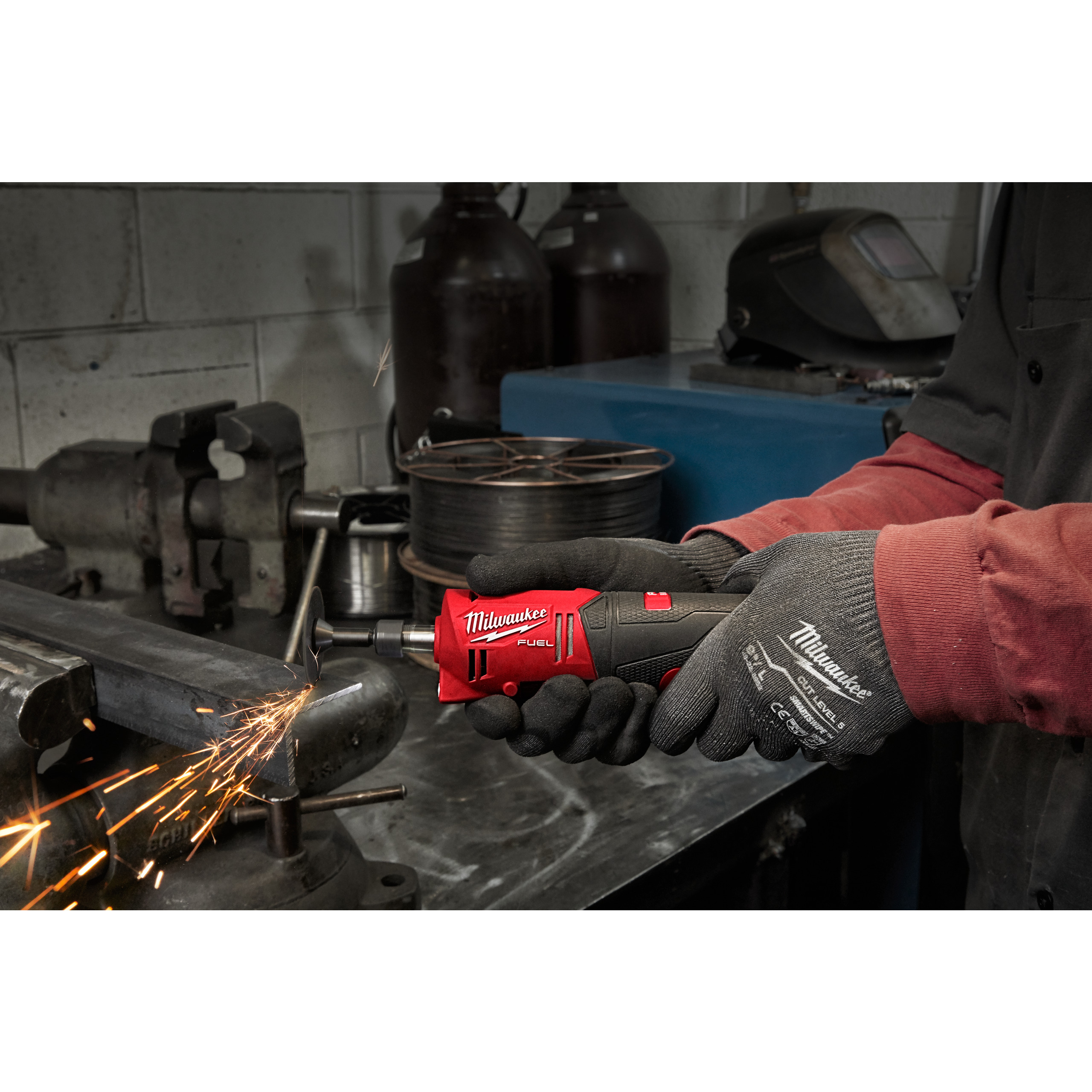 Milwaukee M12Fdgs-422B Akku-Geradschleifer-Kit