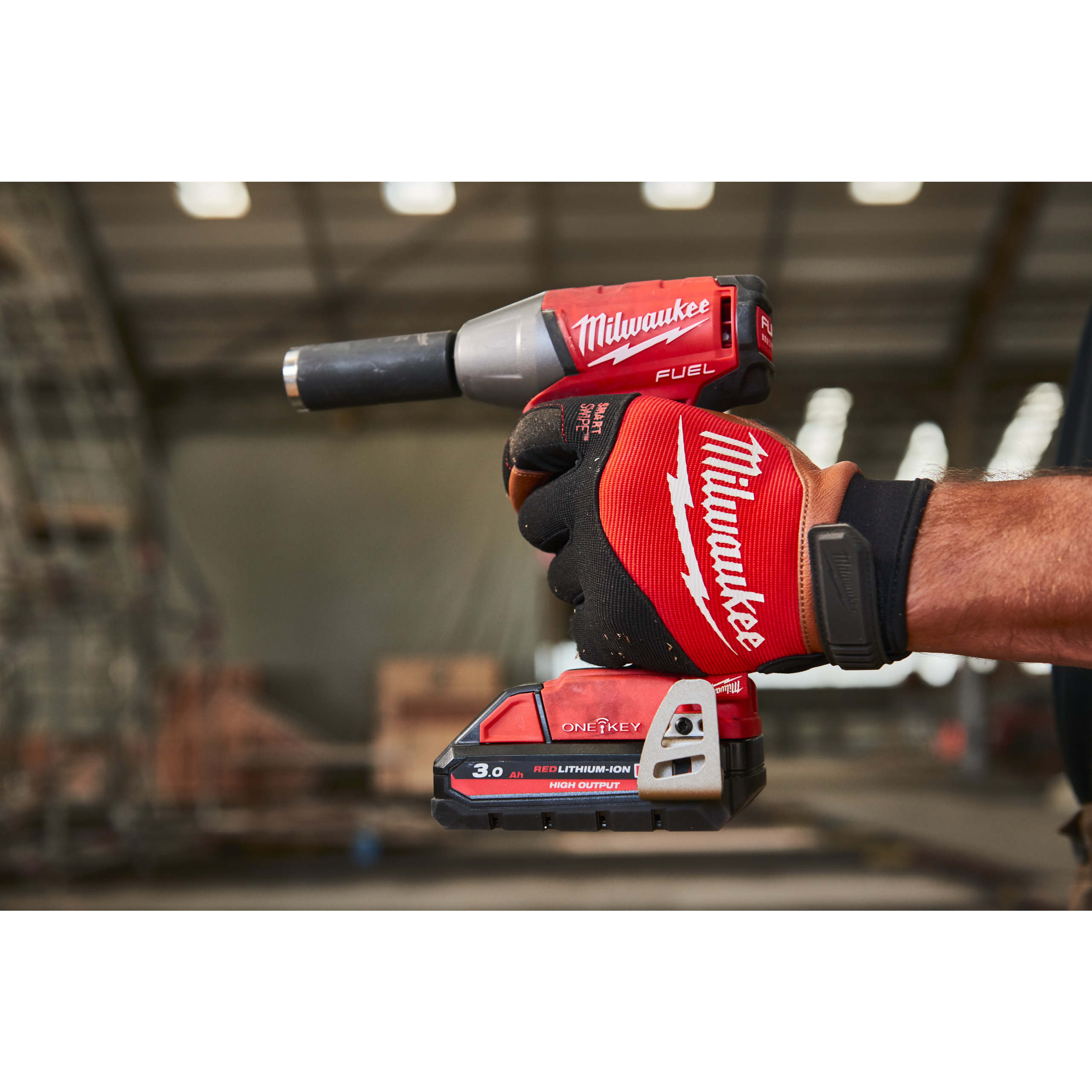 Milwaukee Arbeitshandschuhe Leder Hybrid 7/S