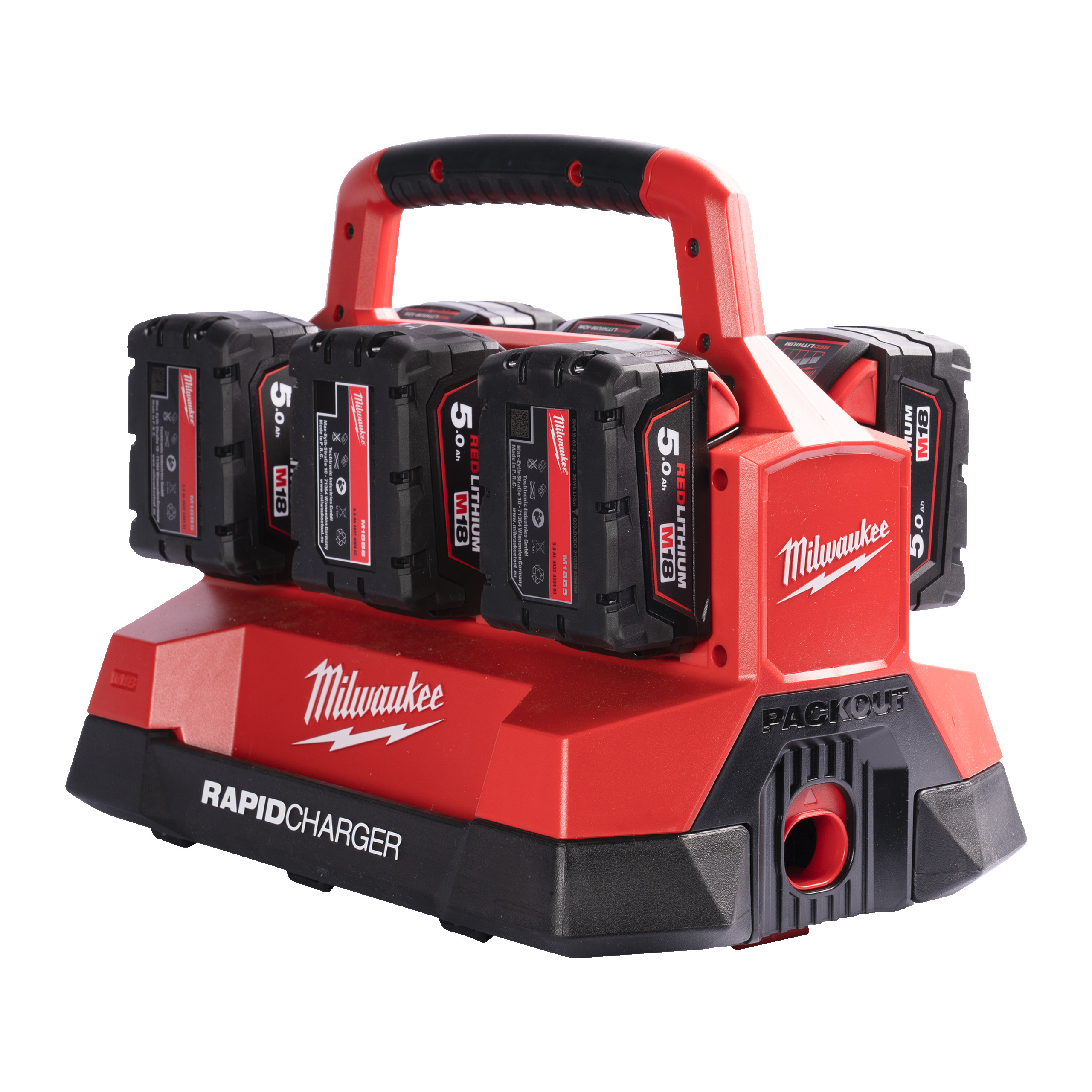 Milwaukee M18PC6 PACKOUT 6-fach Ladegerät