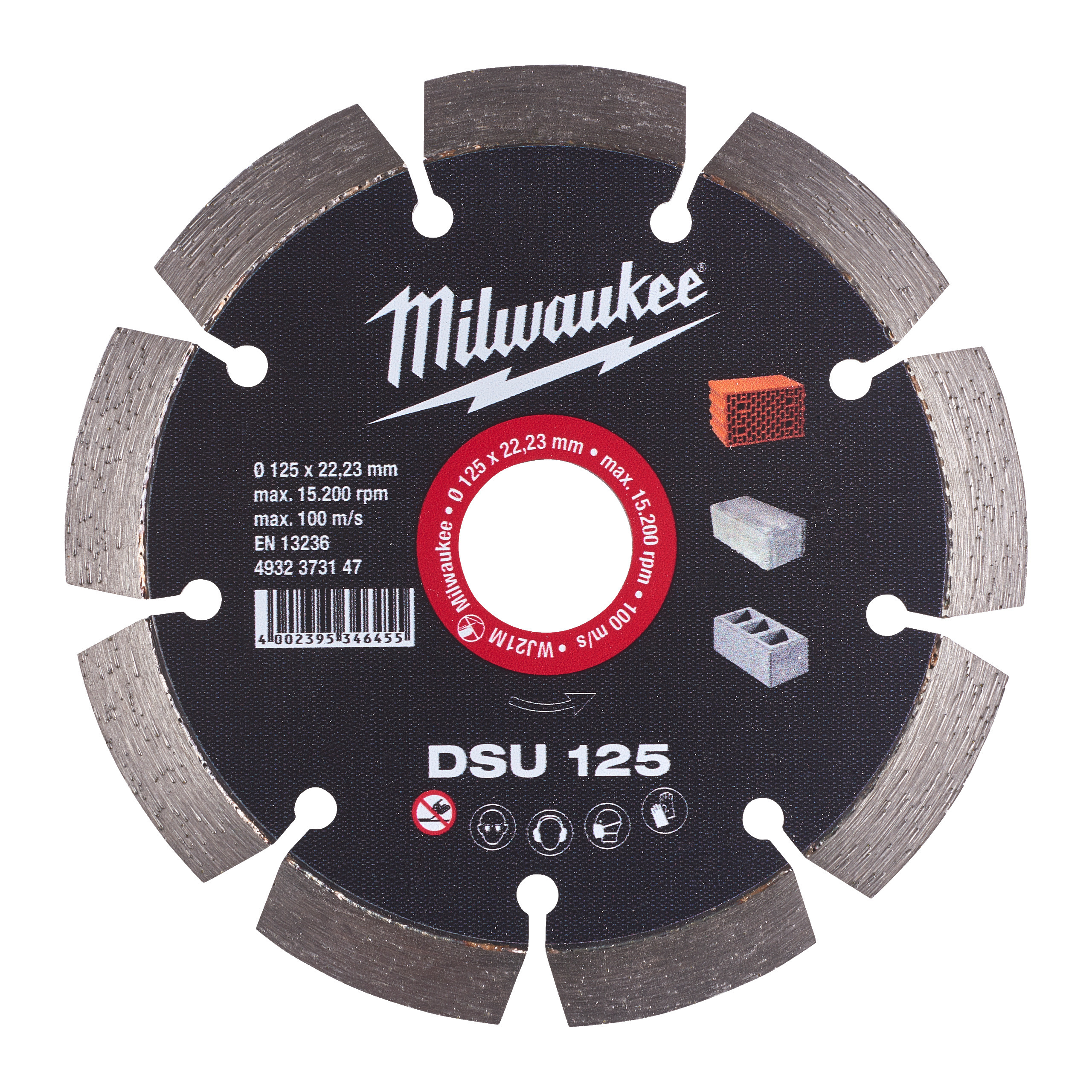 Milwaukee Diamanttrennscheibe Dsu125 22,2Mm