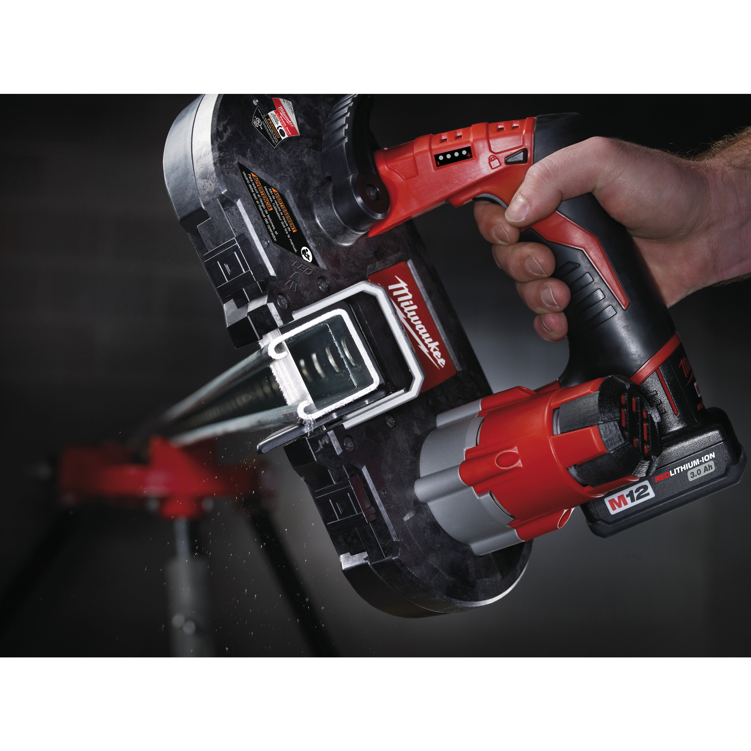 Milwaukee M12Bs-402C Akku-Bandsaege