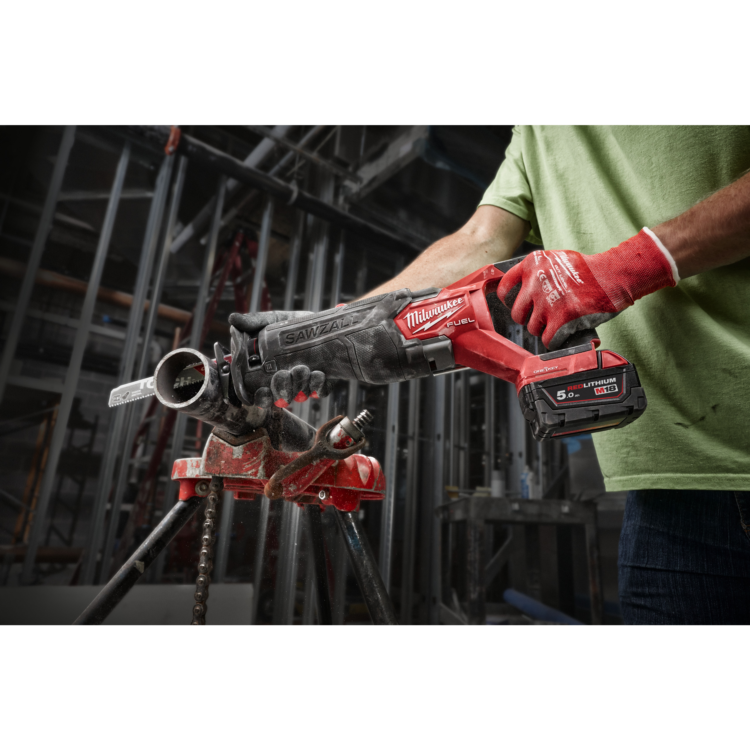 Milwaukee M18ONEFSZ-502X Akku-Säbelsäge