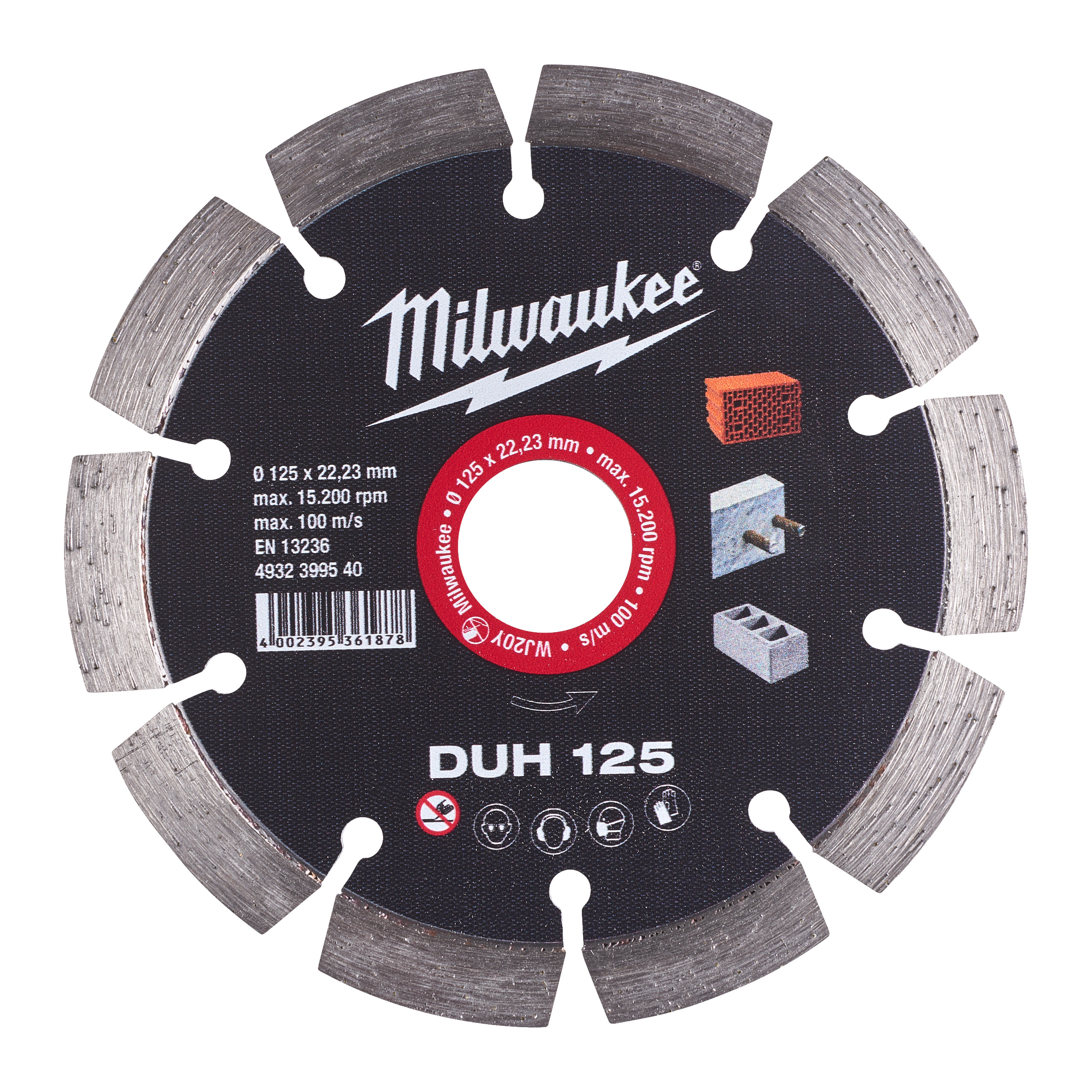 Milwaukee Diamanttrennscheibe Duh125