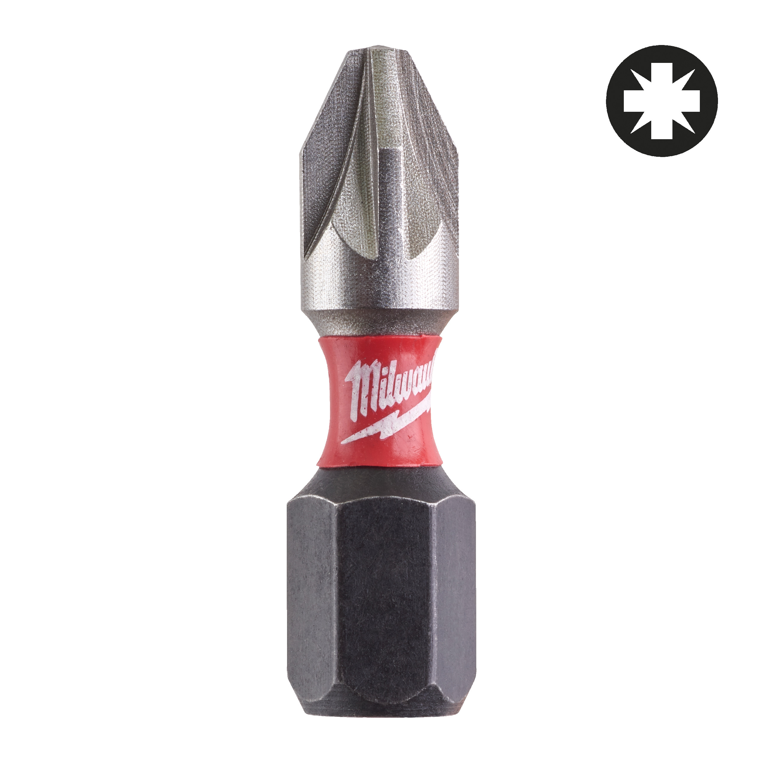 Milwaukee Bit Pz2 25Mm Shockwave  (25) Disp.