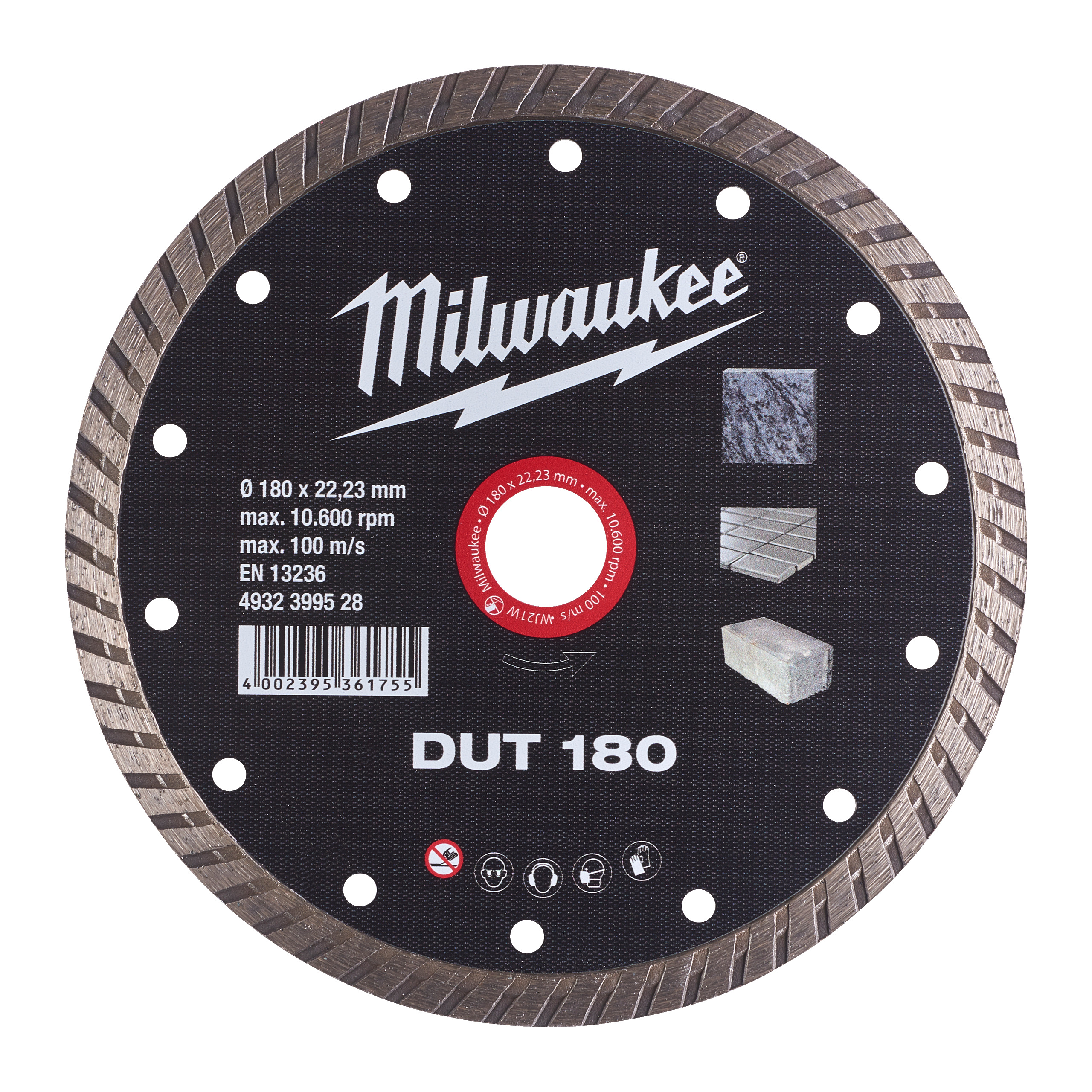 Milwaukee Diamanttrennscheibe Dut180