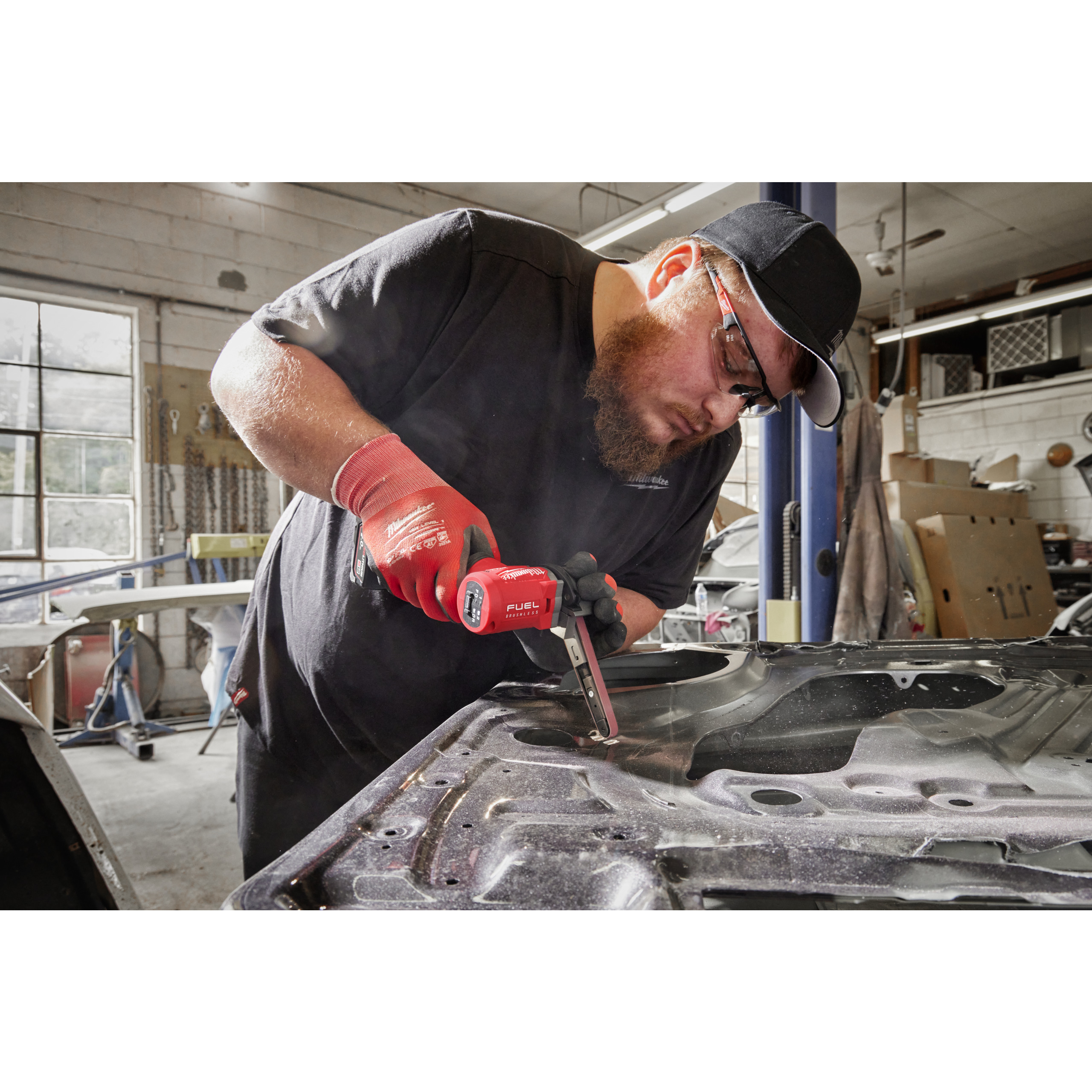 Milwaukee M12FBFL10-402B Akku-Bandfeile