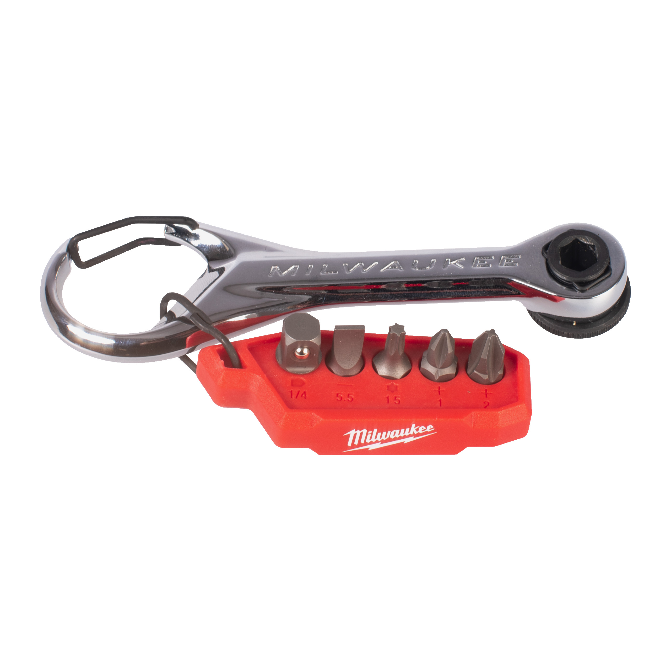 Milwaukee 7-in-1 Micro-Ratsche 1/4" & 5/16"