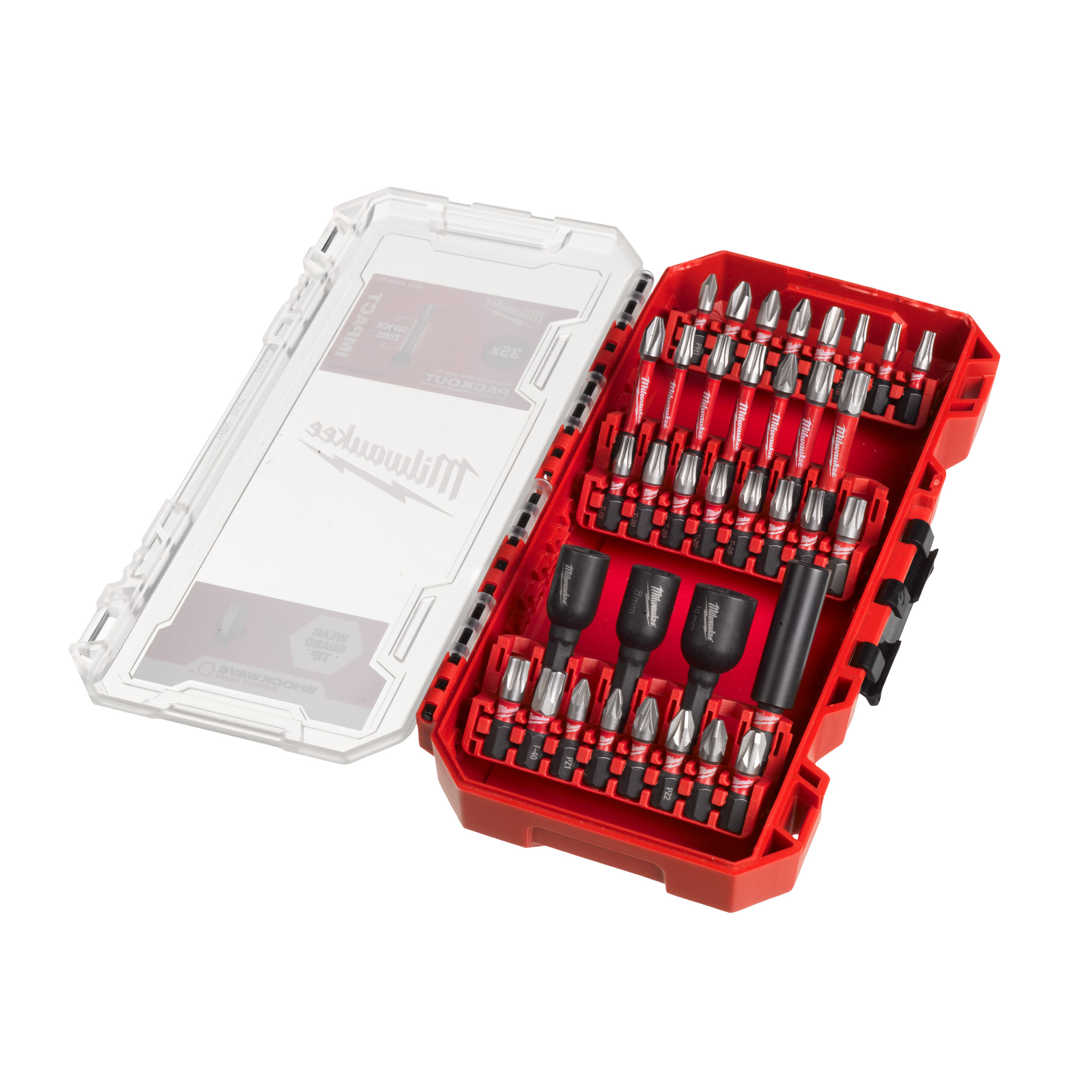 Milwaukee SHOCKWAVE Set (35-tlg)