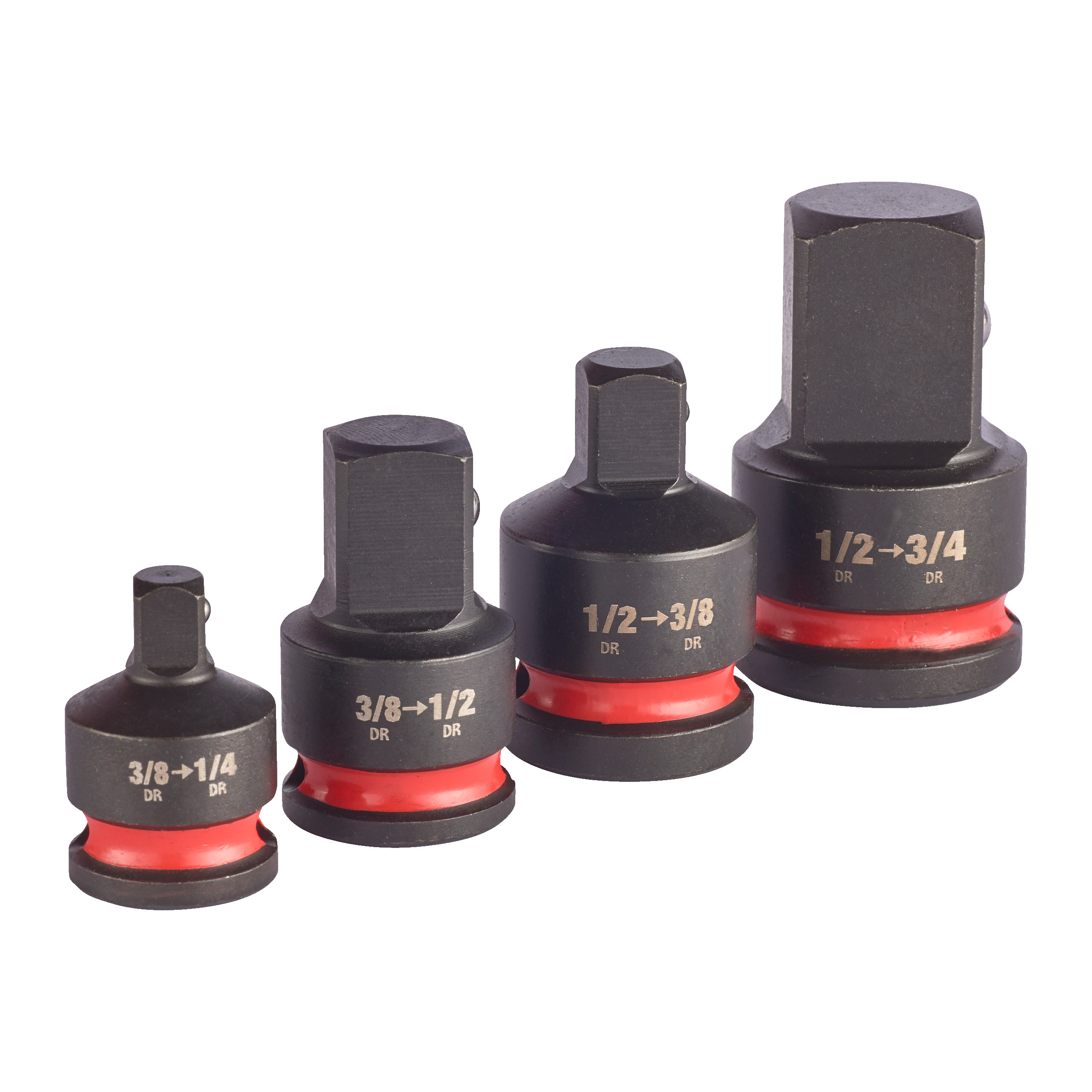 Milwaukee SHOCKWAVE Adapter 1/2" u. 3/8" Set 4-tlg