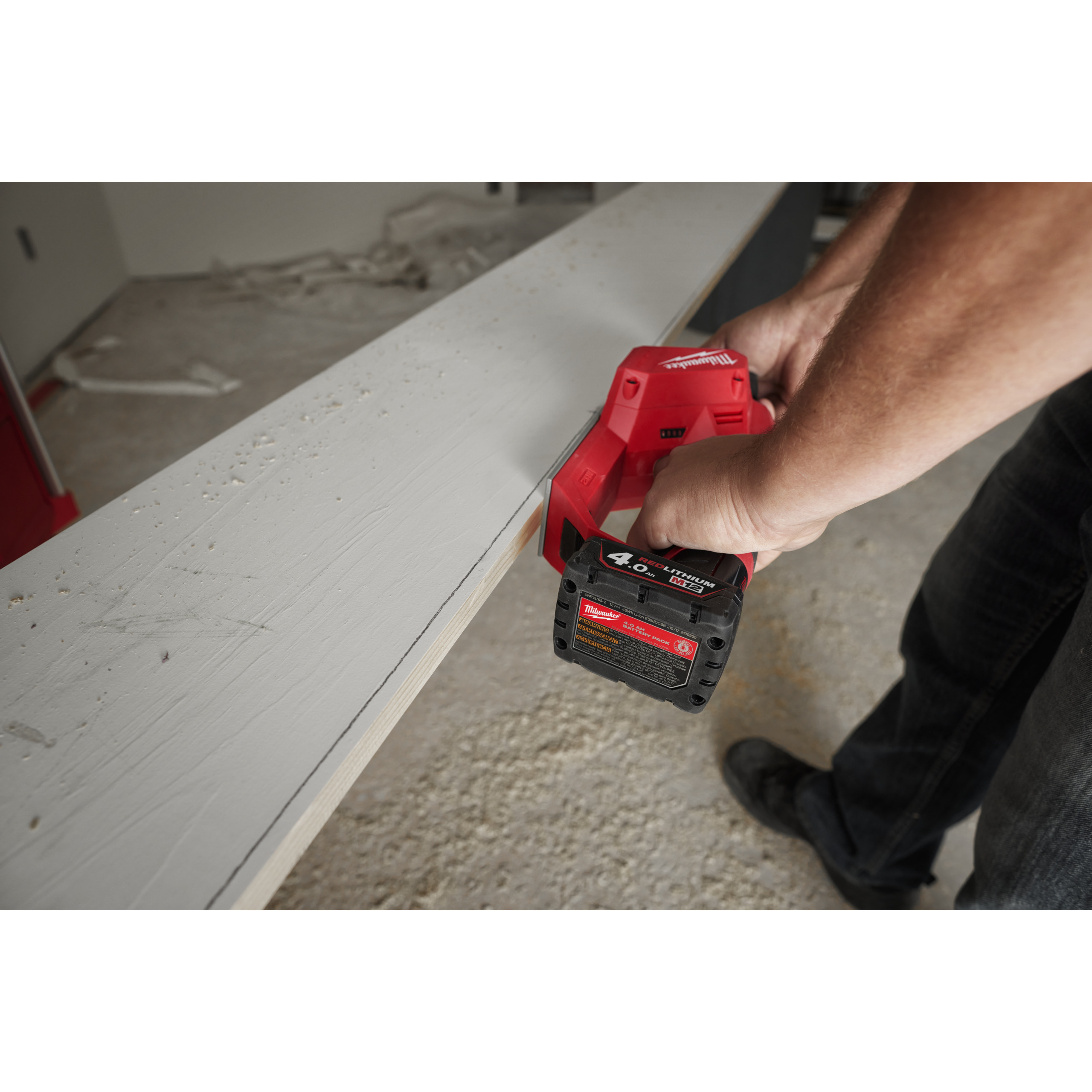 Milwaukee M12BLP-0X Akku-Hobel
