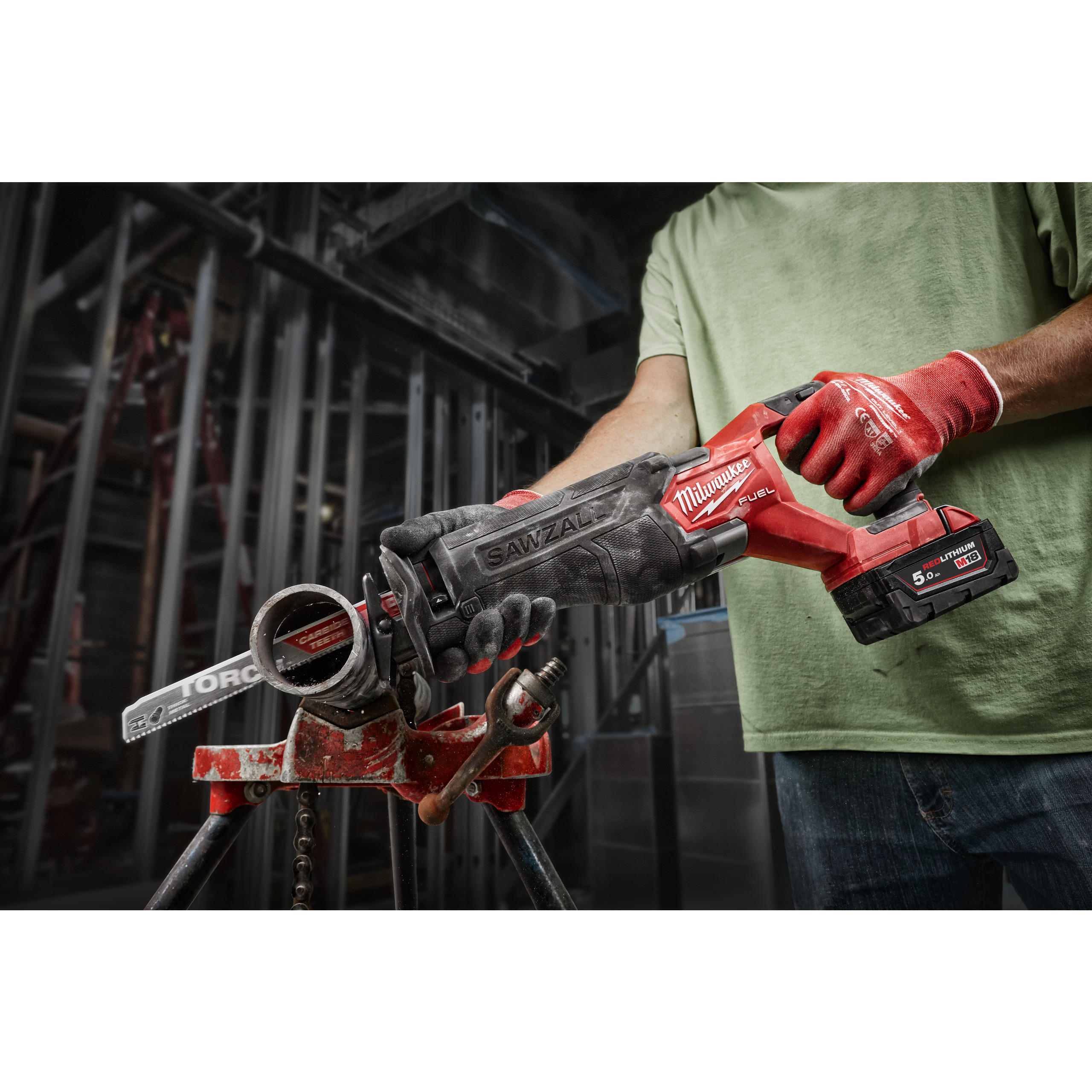 Milwaukee M18FSZ-502X FUEL Akku-Säbelsäge
