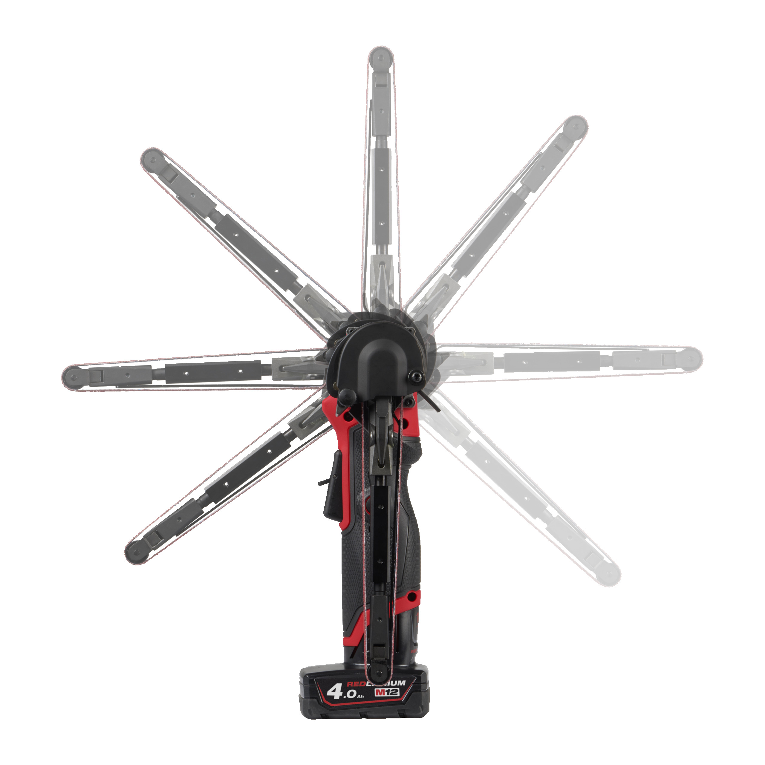 Milwaukee M12FBFL10-402B Akku-Bandfeile
