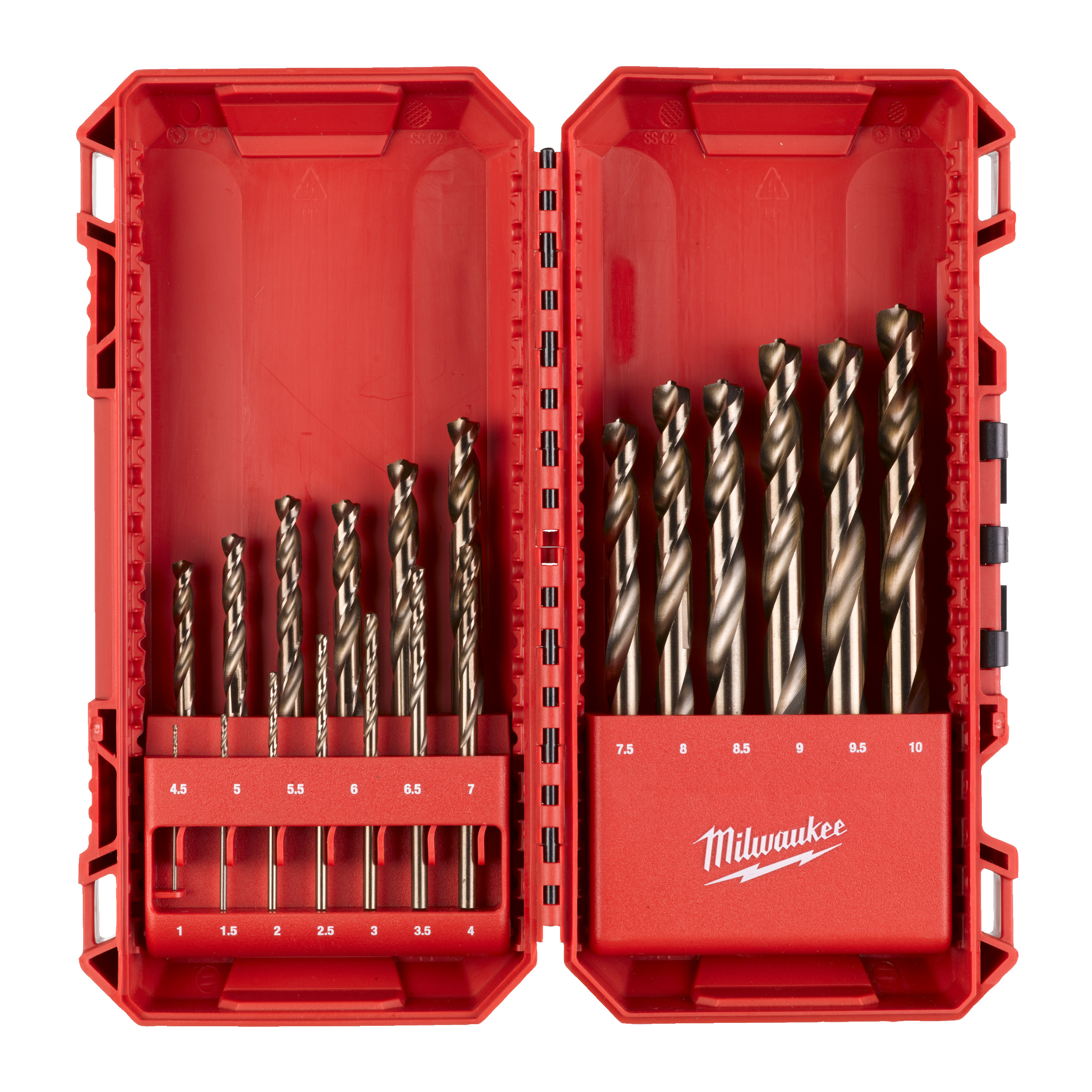 Milwaukee Metallbohrer HSS-G Cobalt Set 19-tlg.